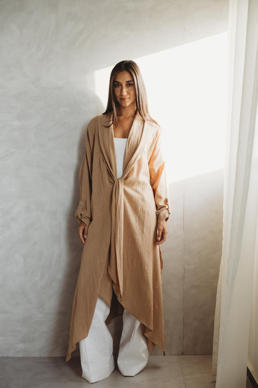 Sunset Flow Cardigan In cafe