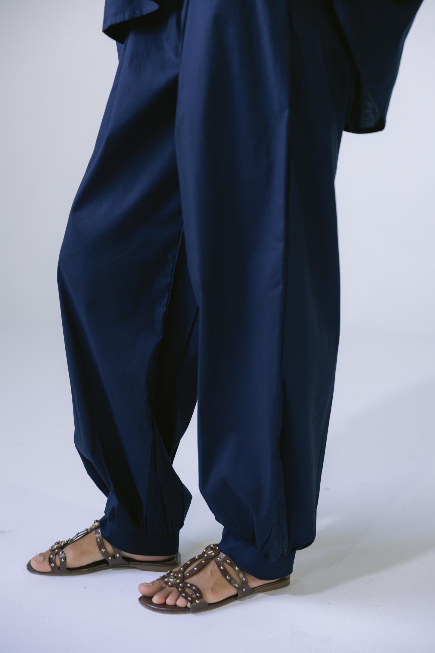 By The Beach Poplin Set - Blueberry
