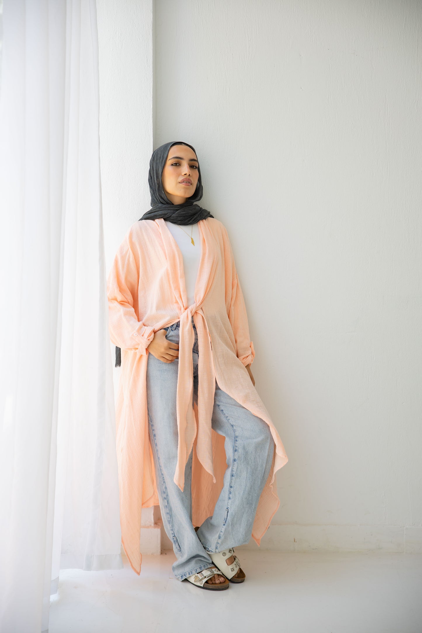 Sunset flow in Pastel orange