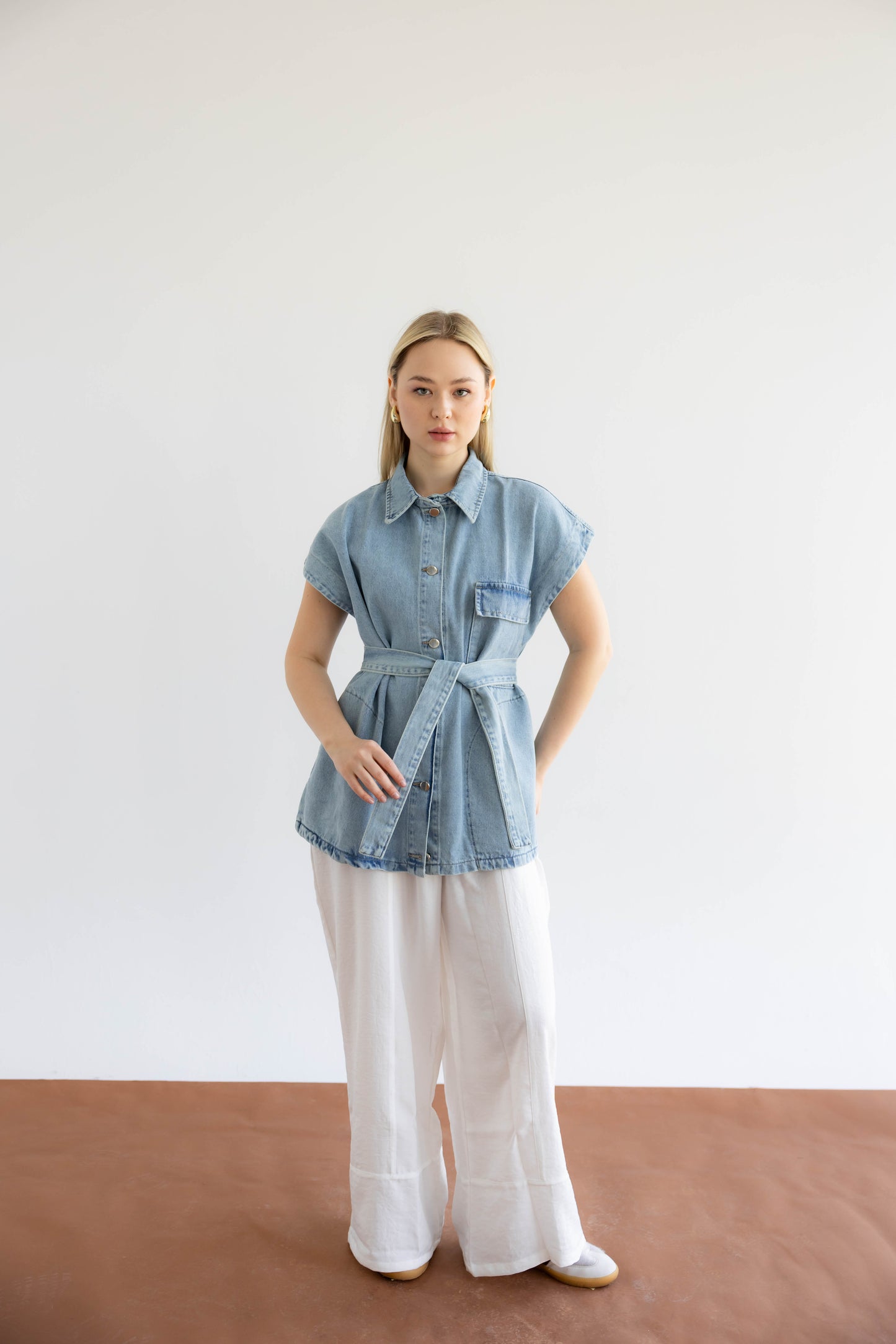 Born To Shine Denim Vest