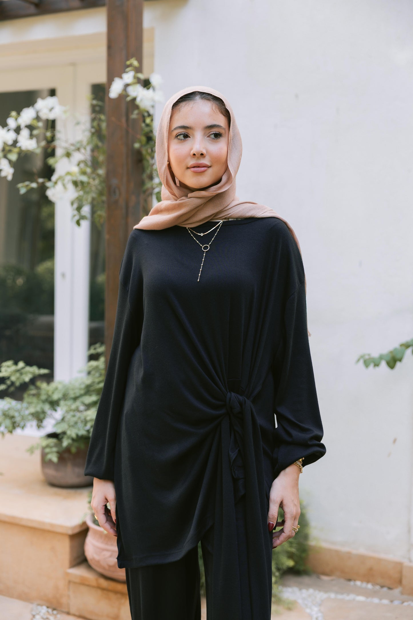 The Side Knot Set - Black