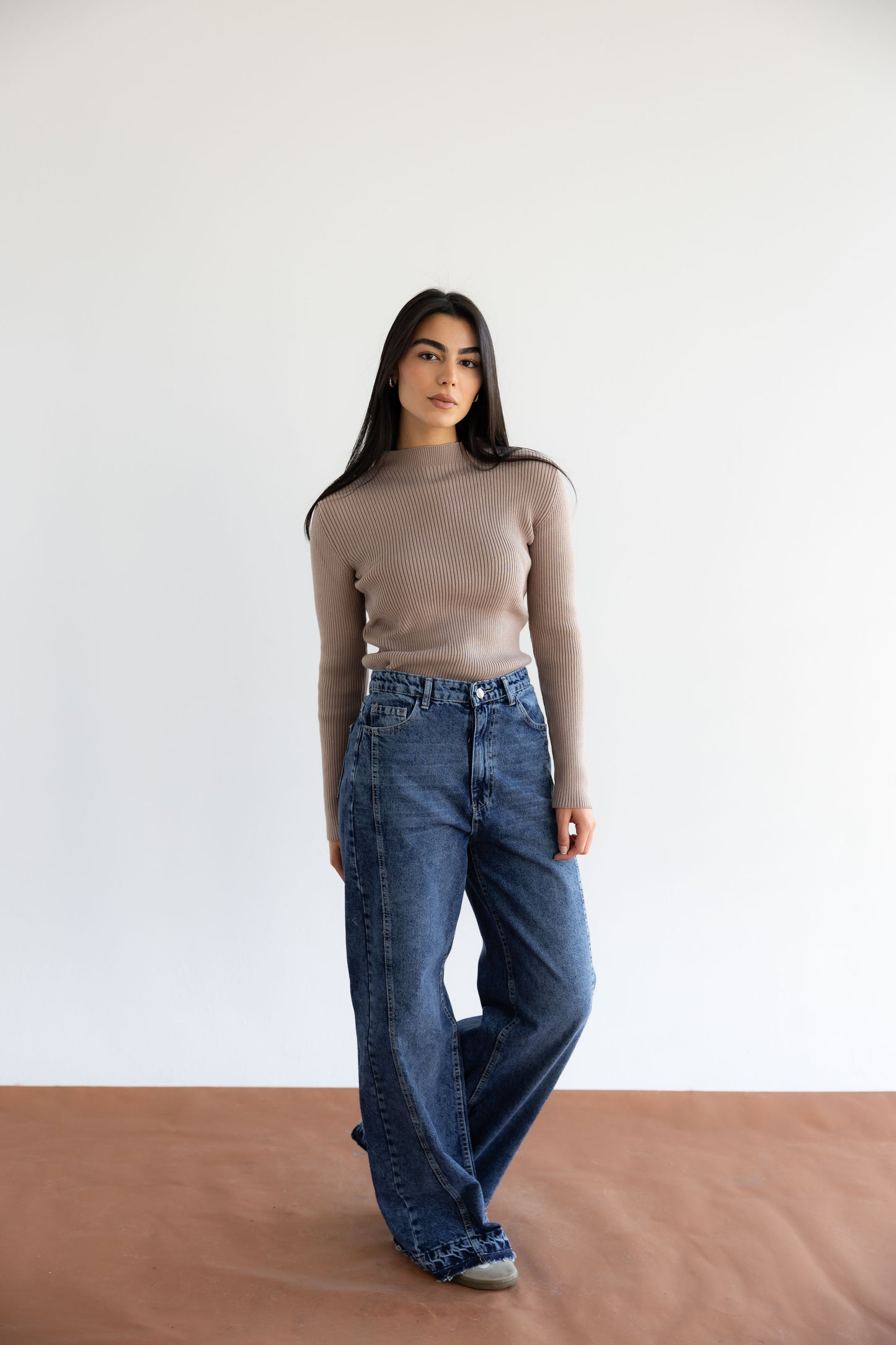 Signature Denim Pants In Blue