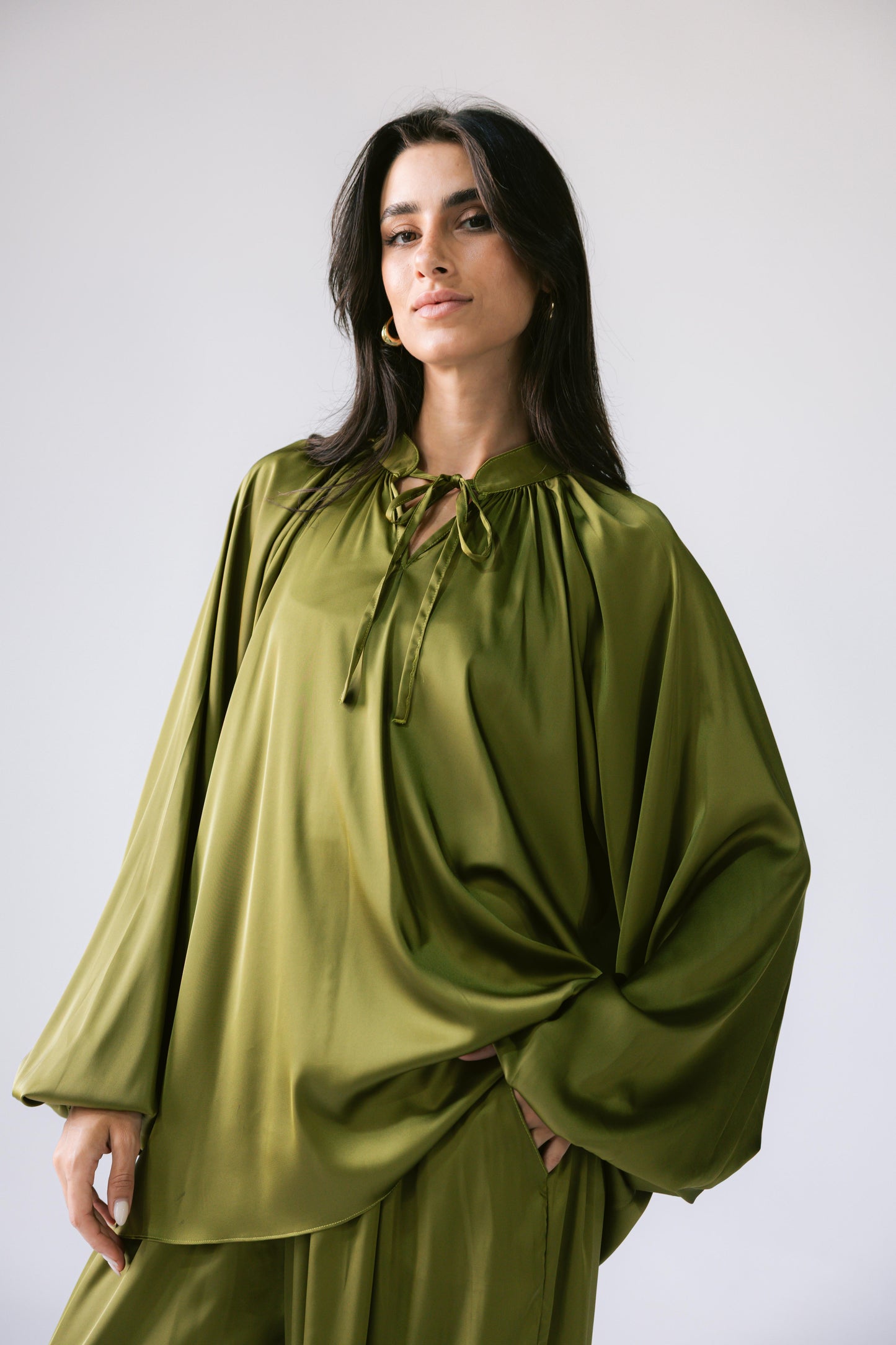 Satin Affair Set - Kiwi