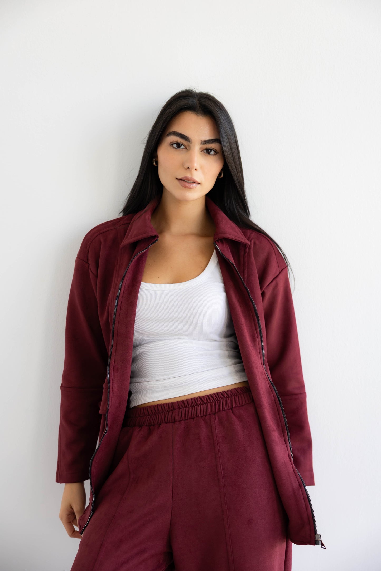 On Track Set In Burgundy