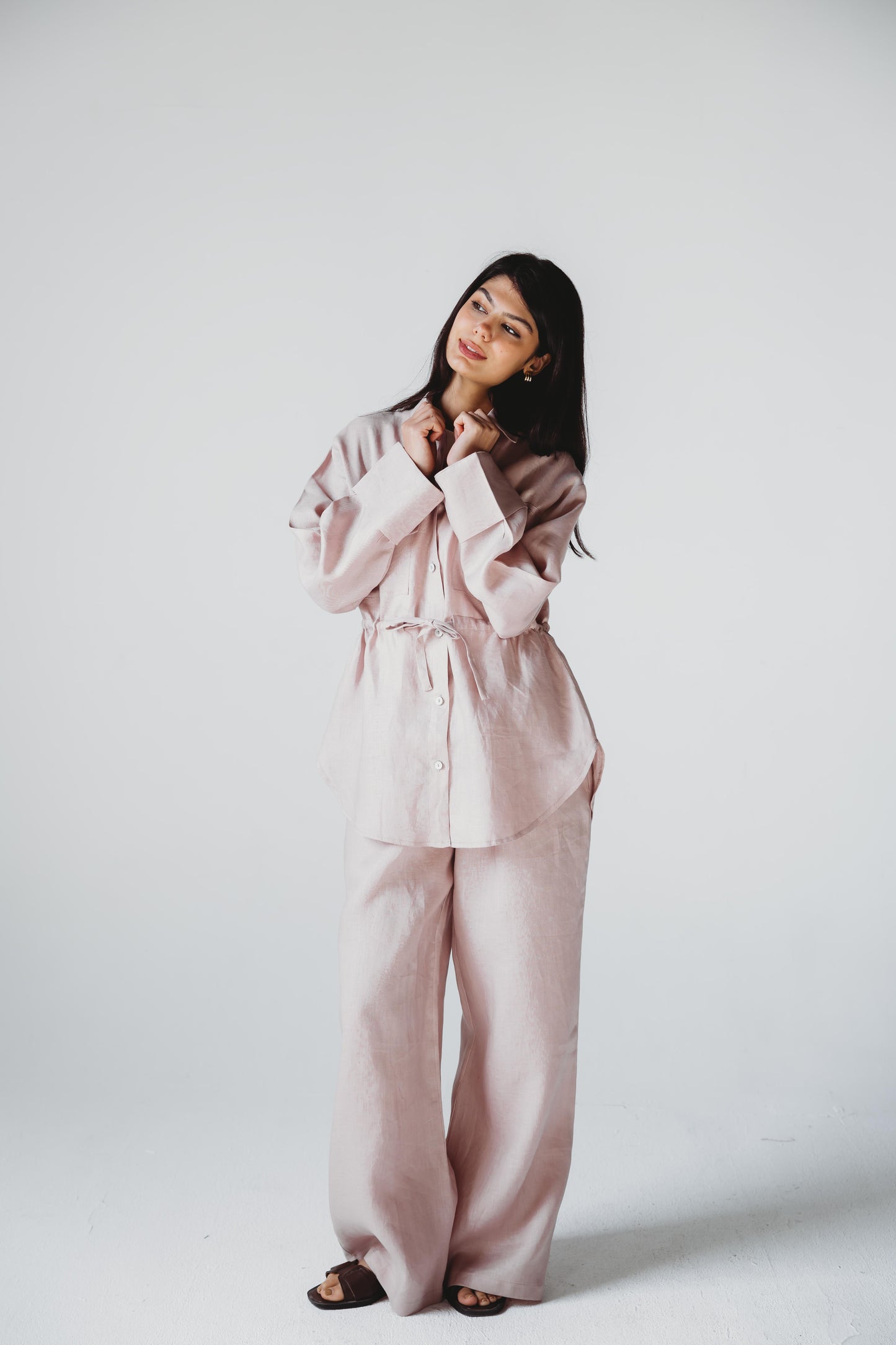 ASMC Signature Linen Set - Blush