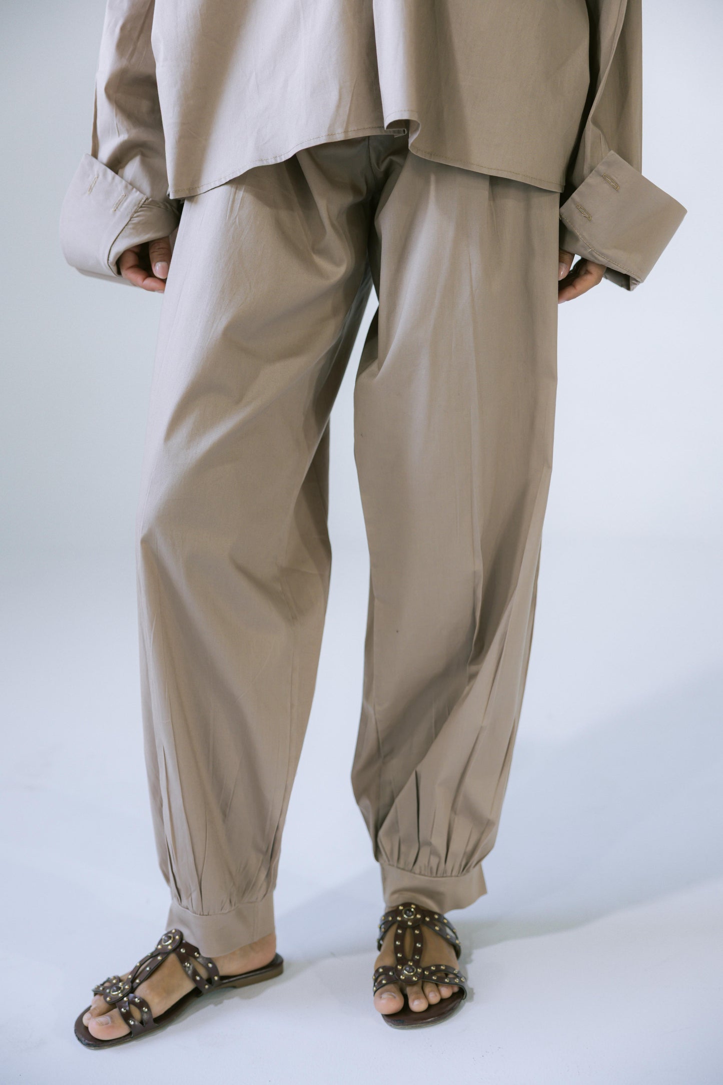 By The Beach Poplin Set - Mocha