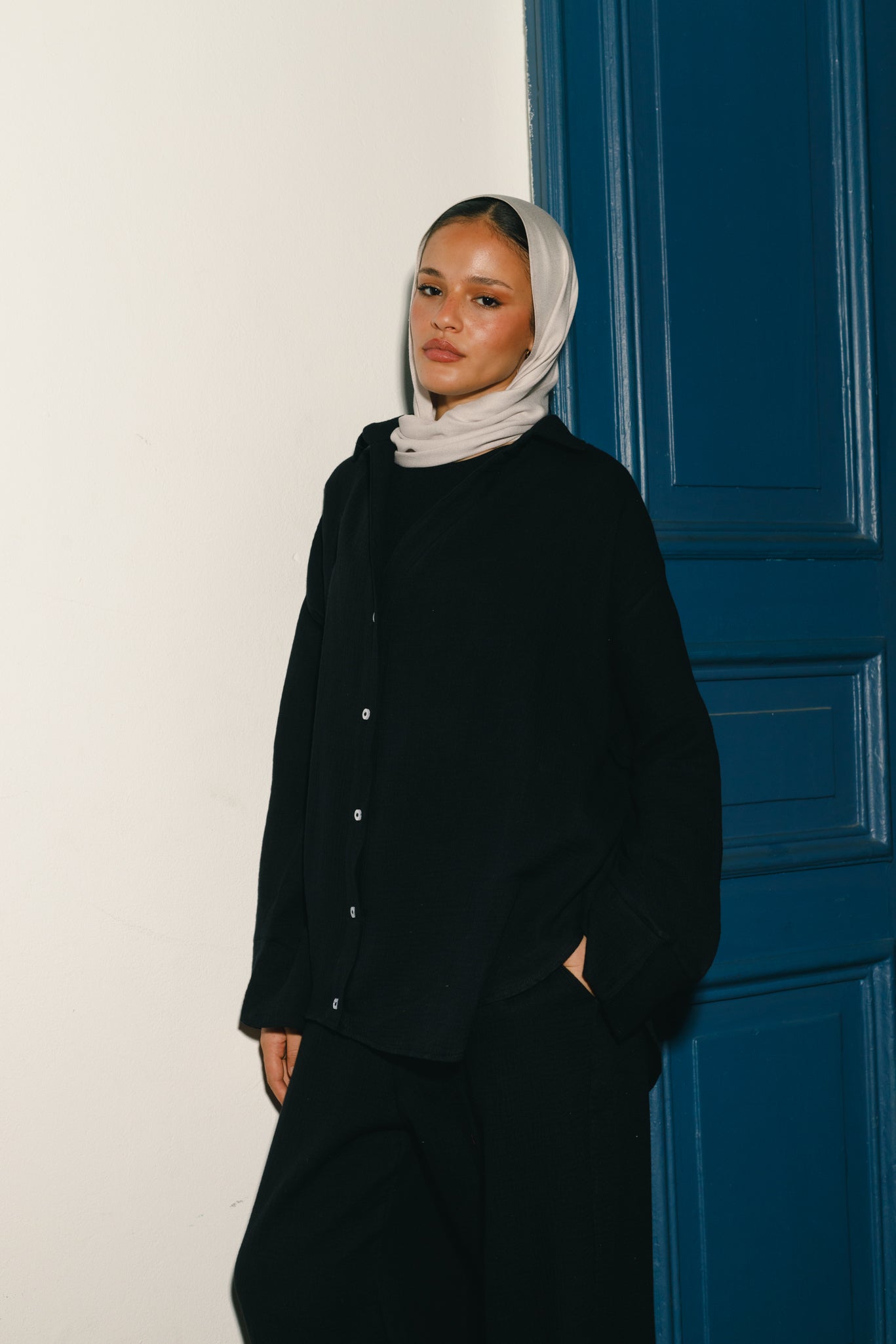 The breezy set in Black