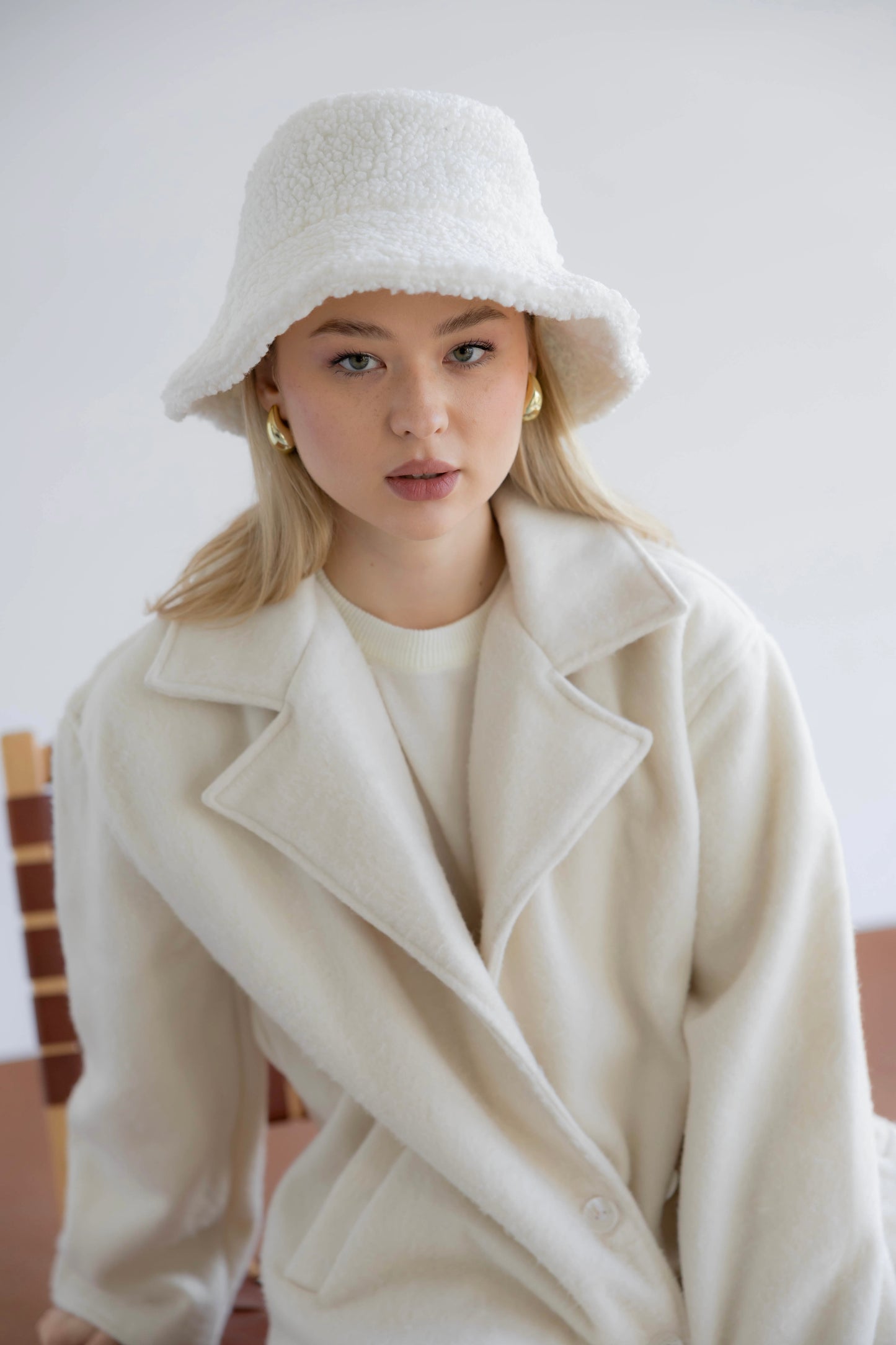 Fur Muse Jacket In Off-White