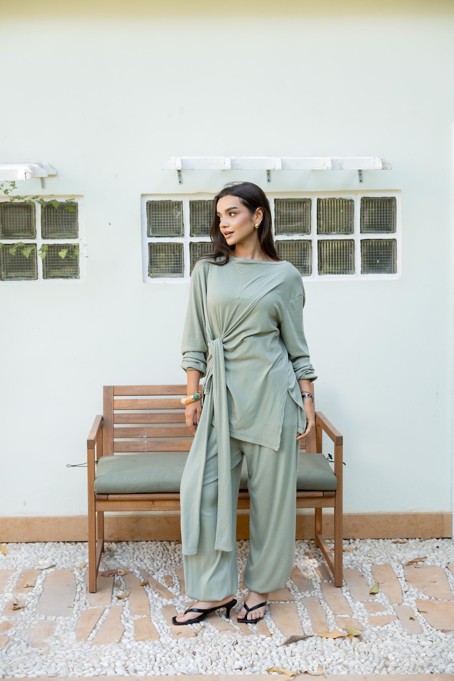The Side Knot Set - Mint