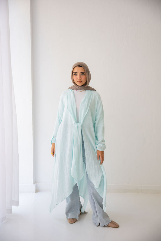 Sunset flow in Aqua blue