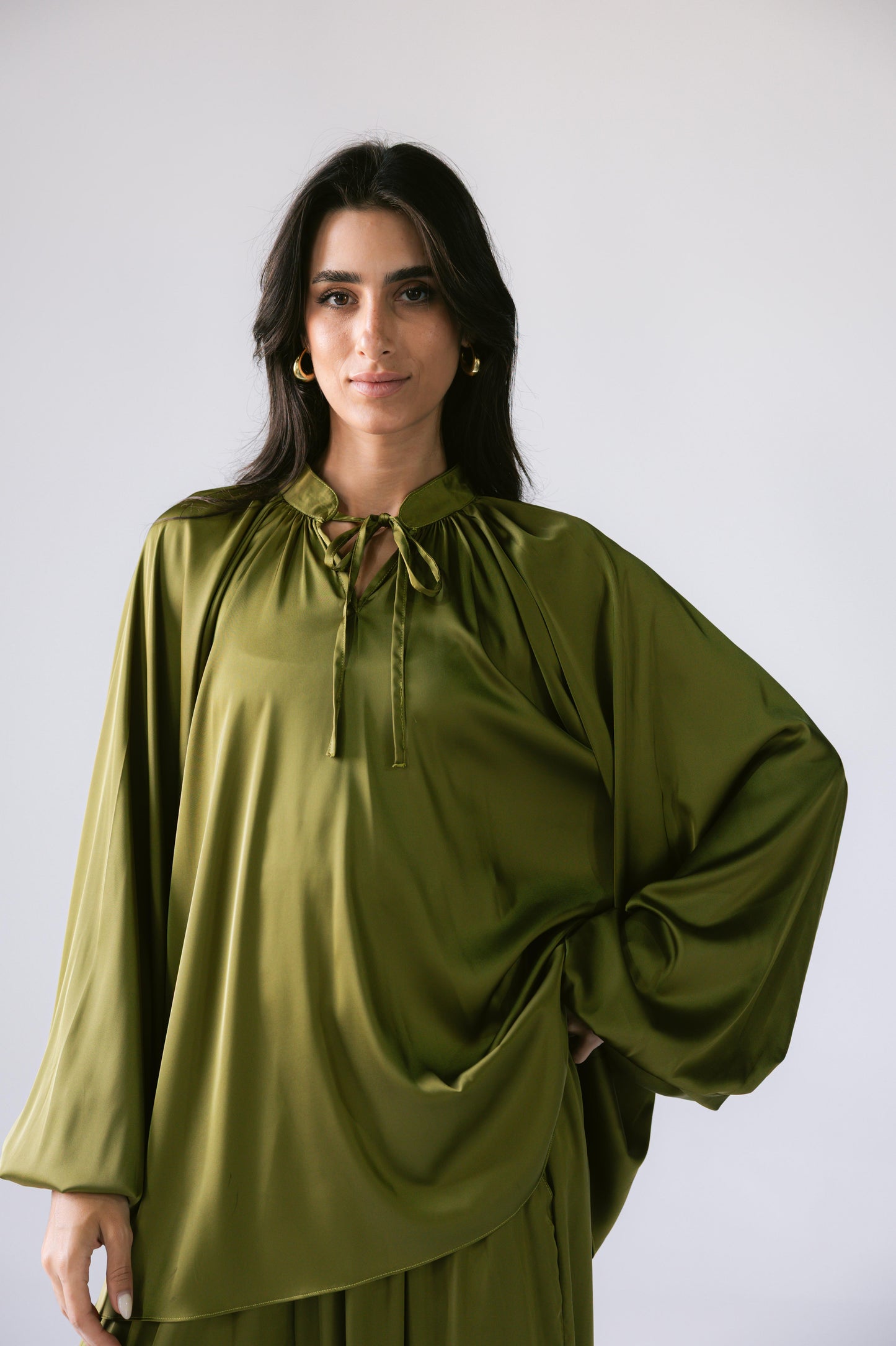 Satin Affair Set - Kiwi