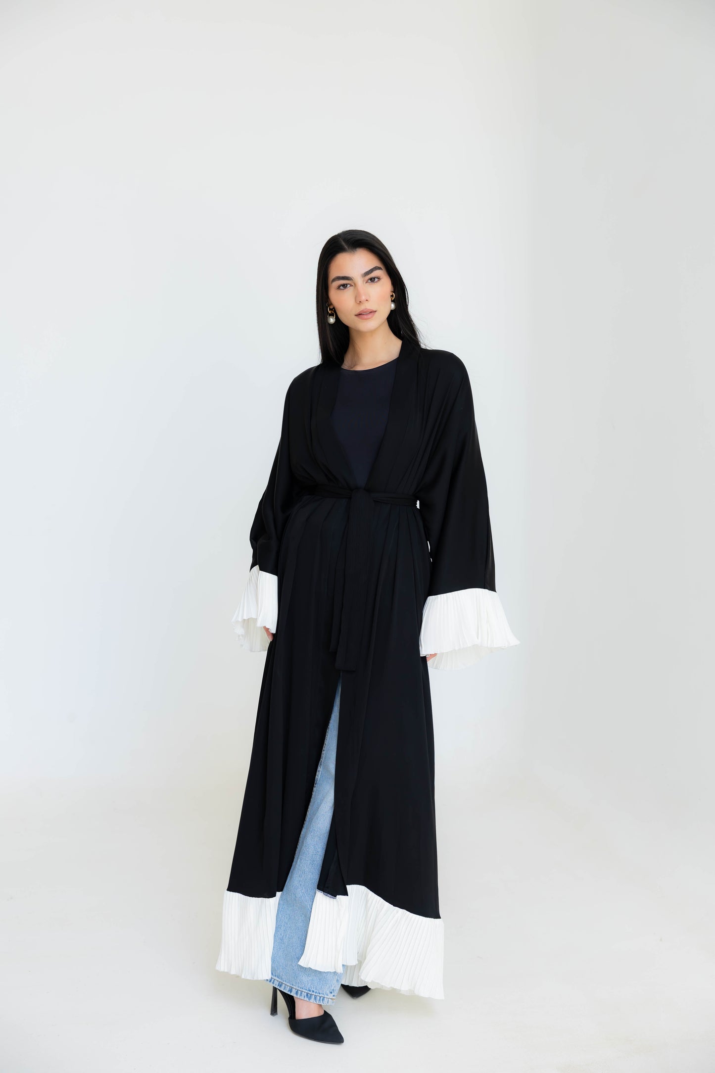 Grace Kaftan - Black X White
