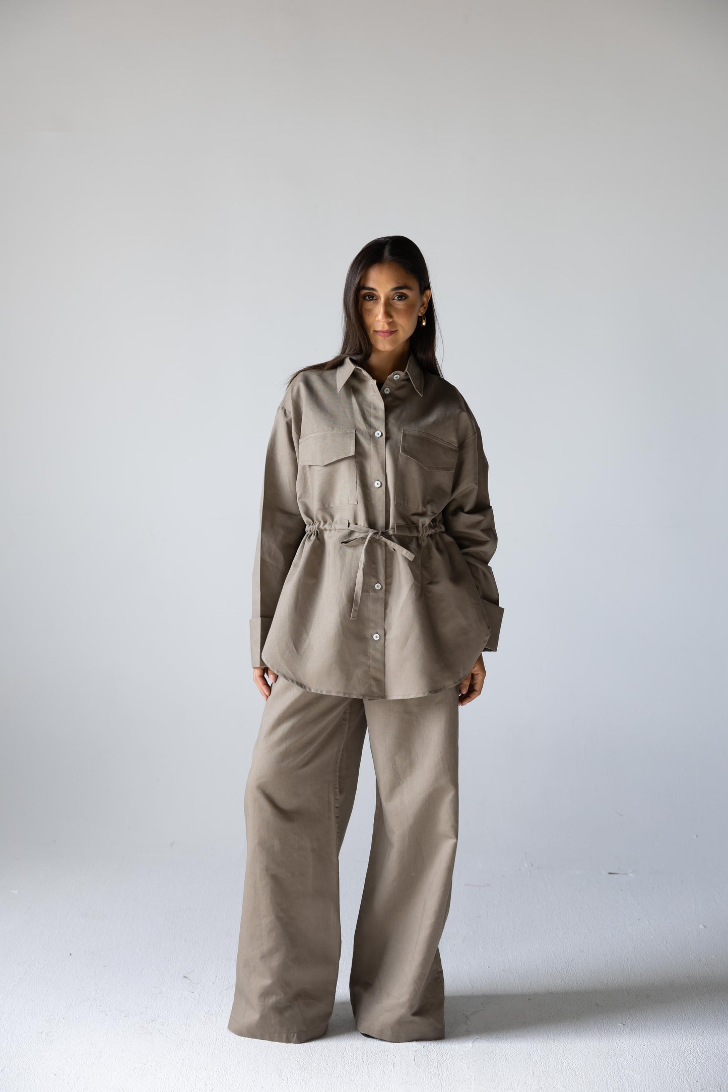 ASMC Signature Linen Set - Earthy Greige