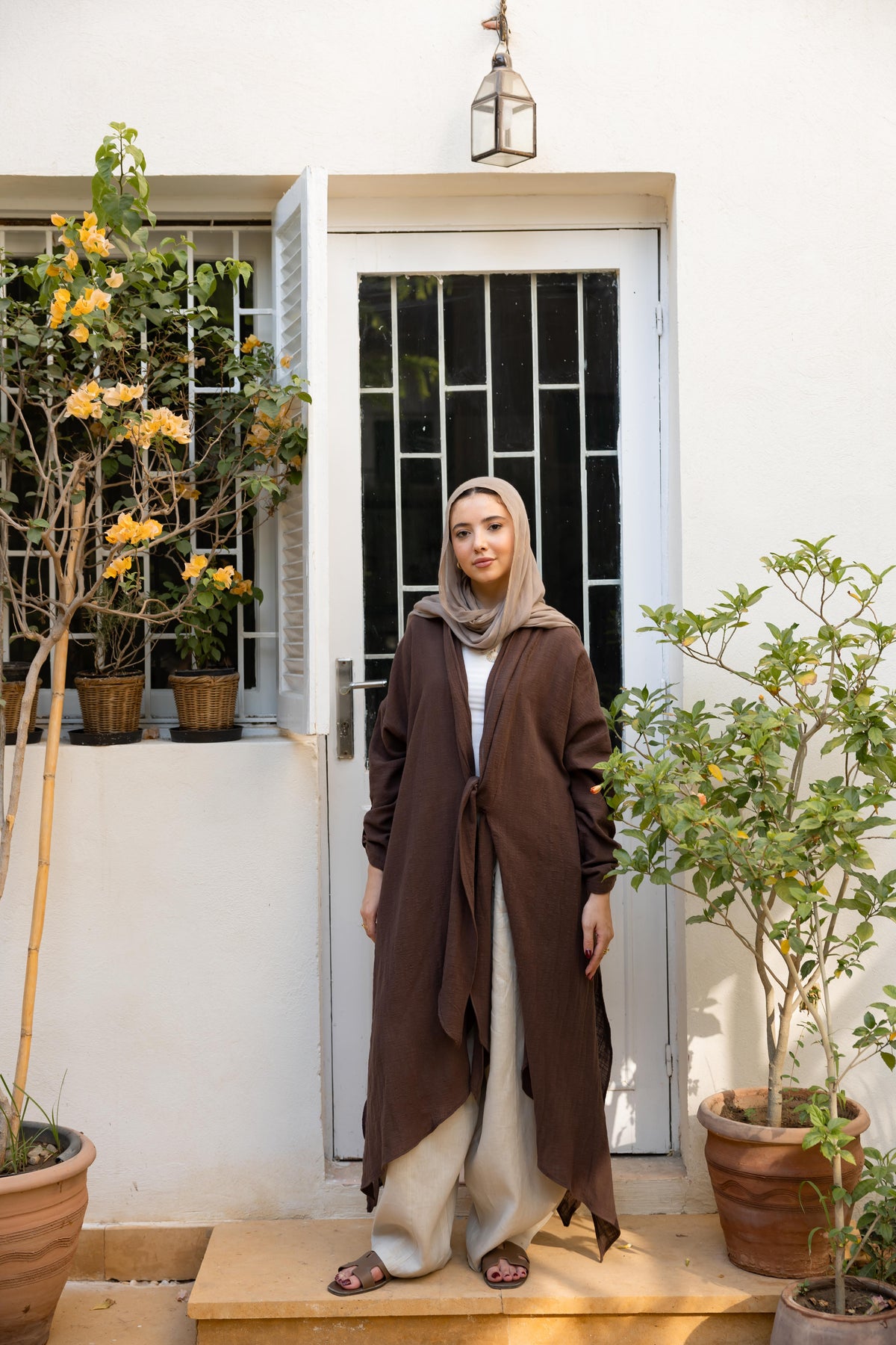 Sunset Flow Cardigan - Taupe