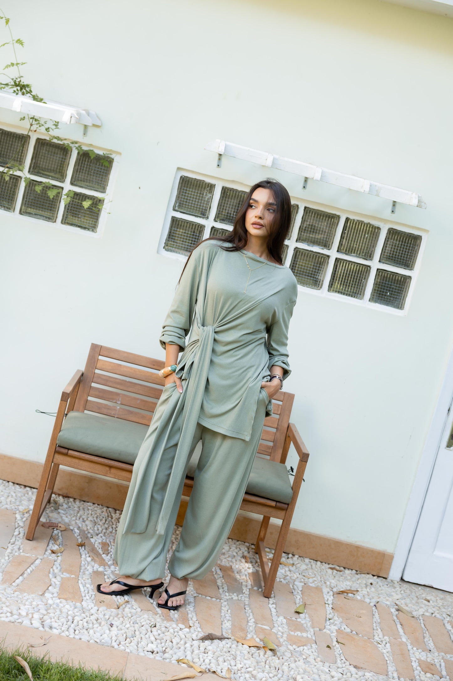 The Side Knot Set - Mint