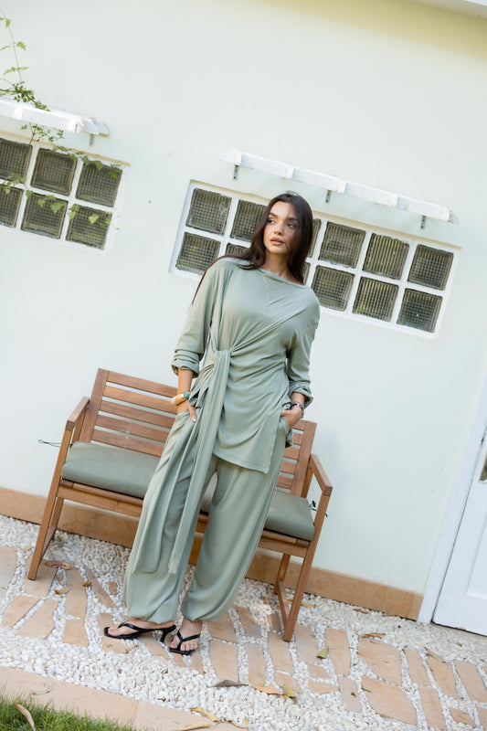 The Side Knot Set - Mint