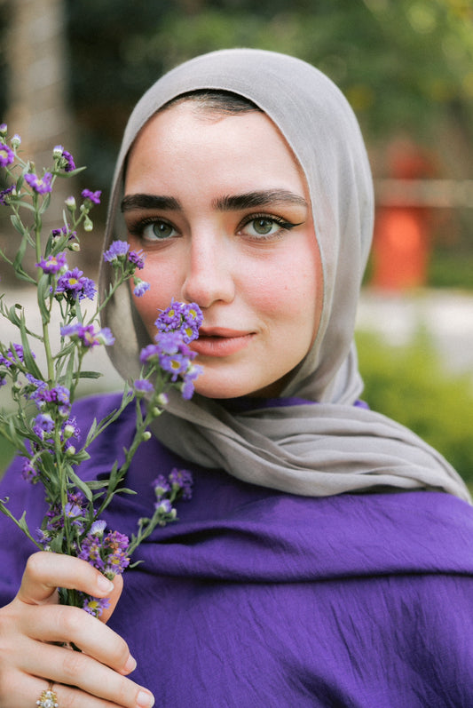 Dusk in linen set "Purple"