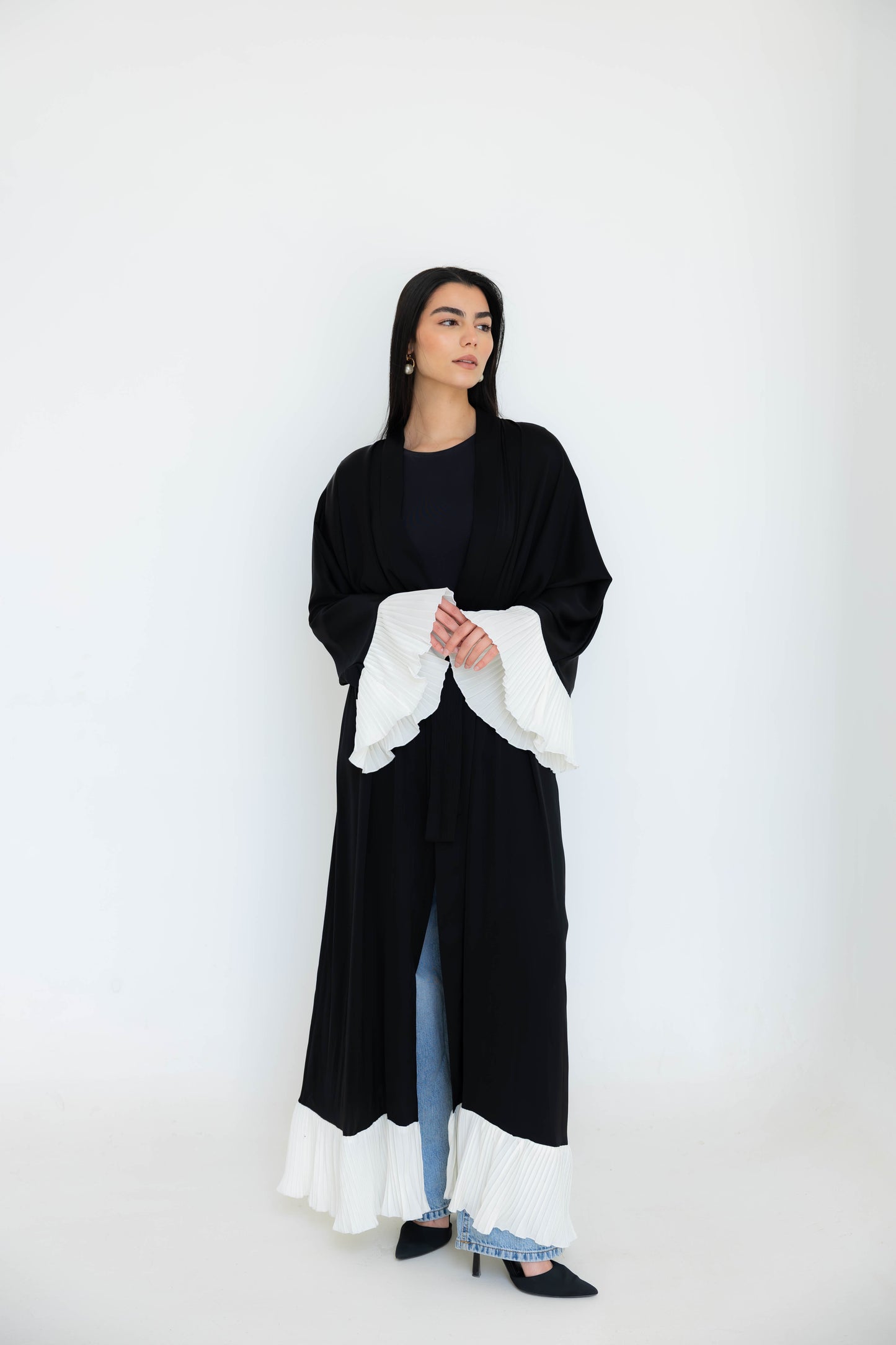 Grace Kaftan - Black X White