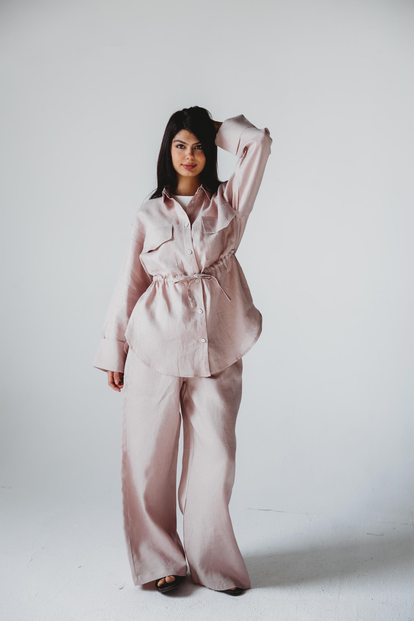 ASMC Signature Linen Set - Blush