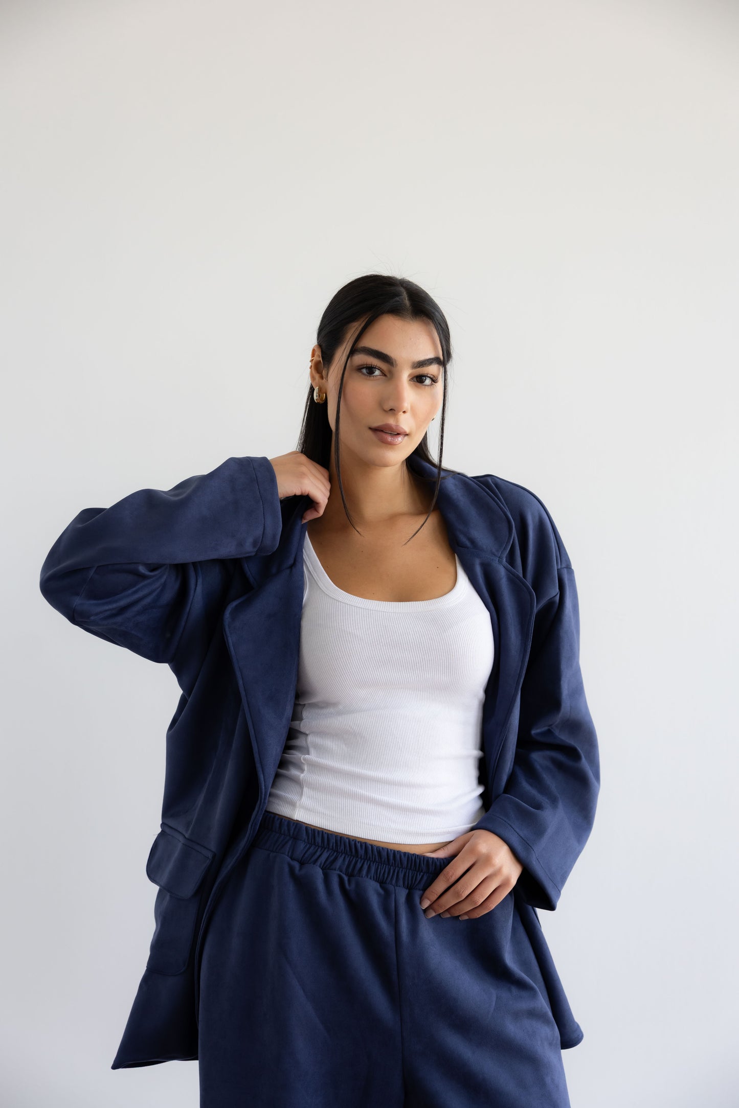 The Velvet Set In Navy