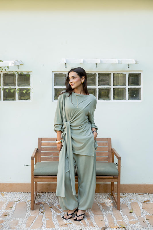 The Side Knot Set - Mint