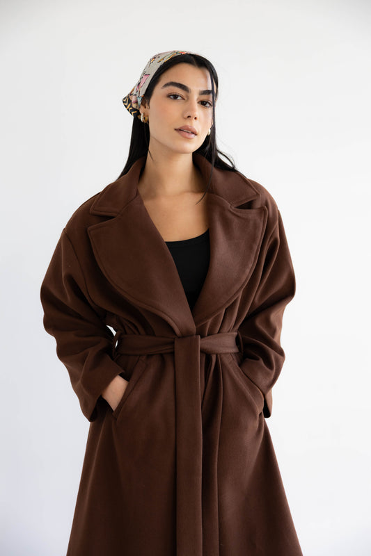 Snow Grace Coat - Toffee