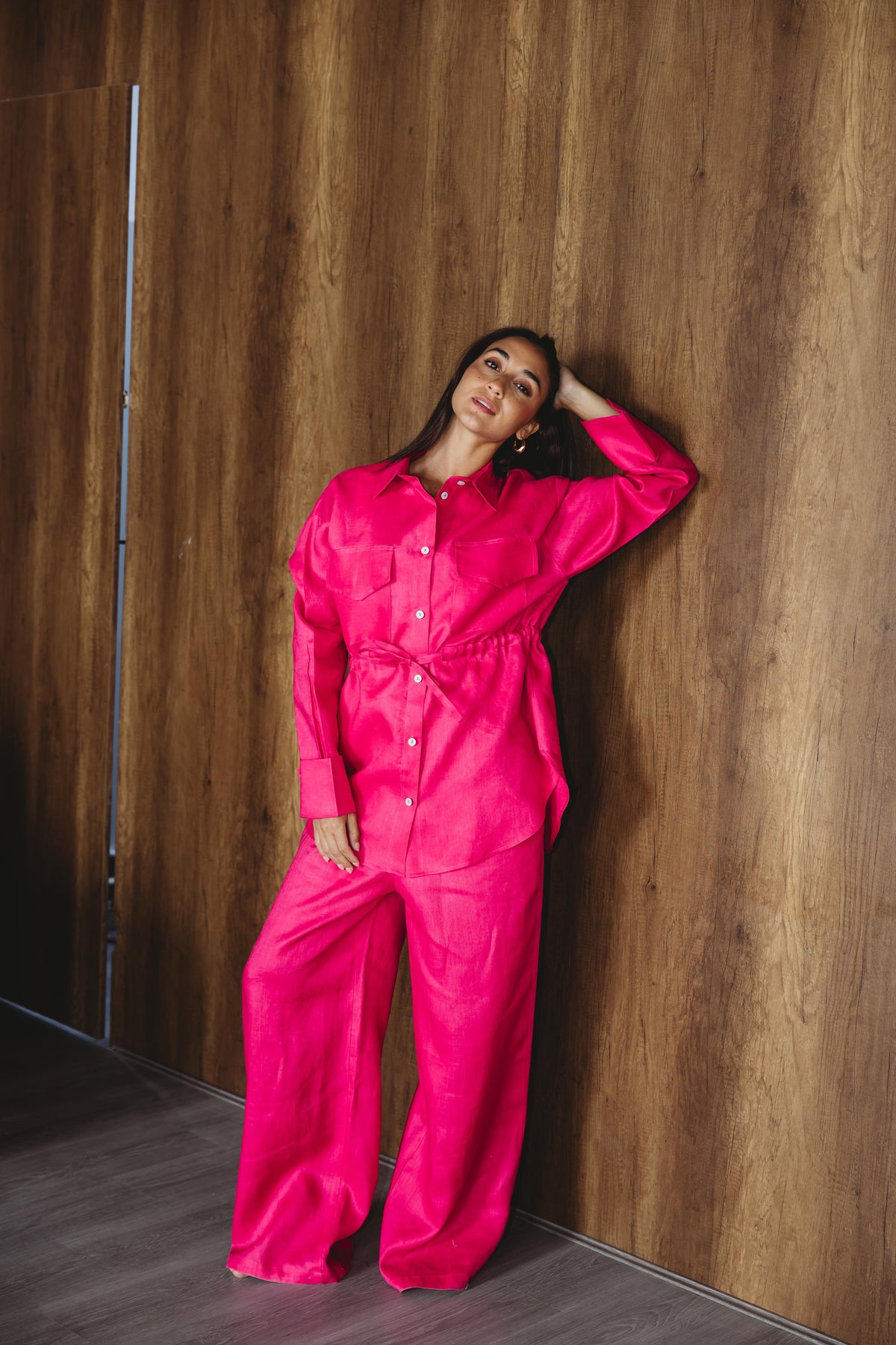 ASMC Signature Linen Set - Hot Pink