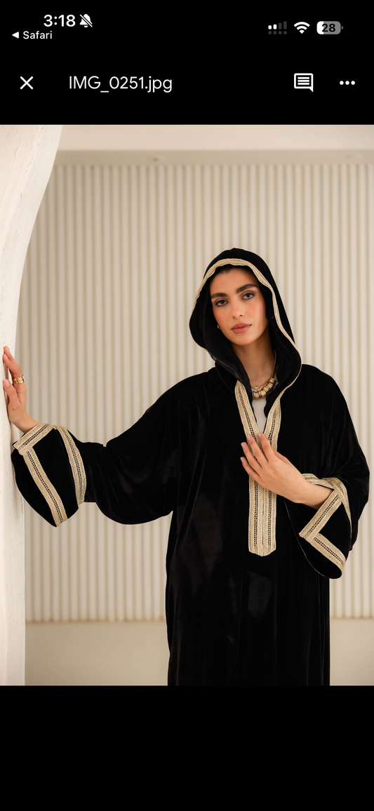 Marrakesh Luxe Drape In Mystic Black