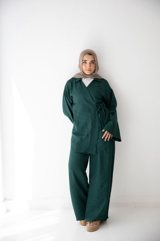 The practical set in emerald green