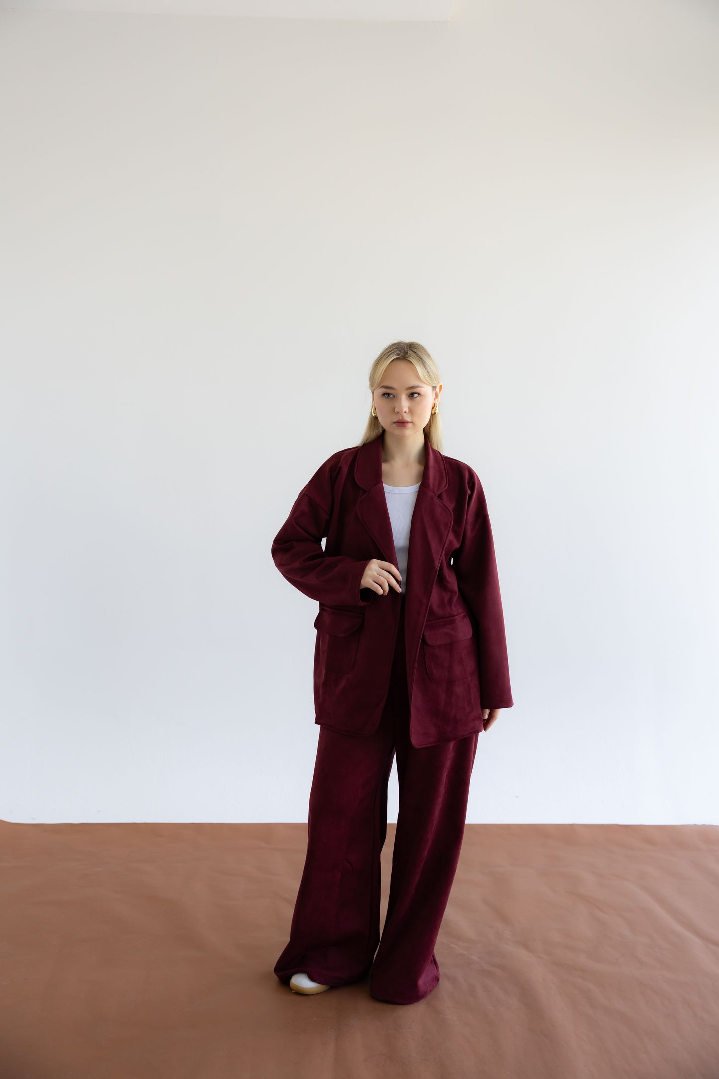 The Velvet Set In Burgundy