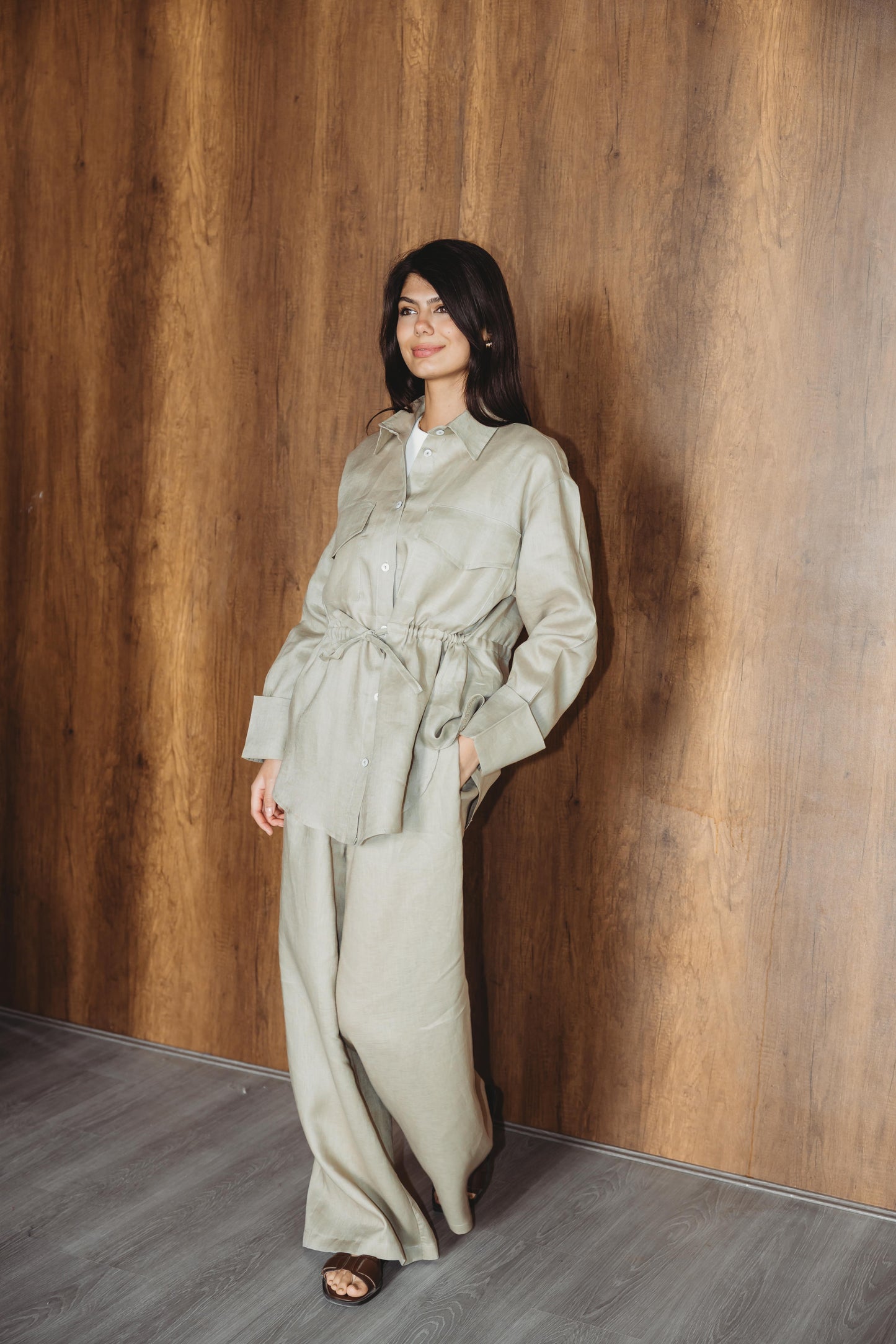 ASMC Signature Linen Set - Sage Green