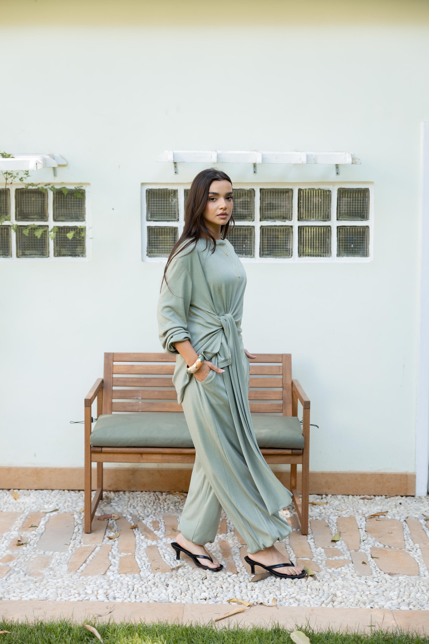 The Side Knot Set - Mint