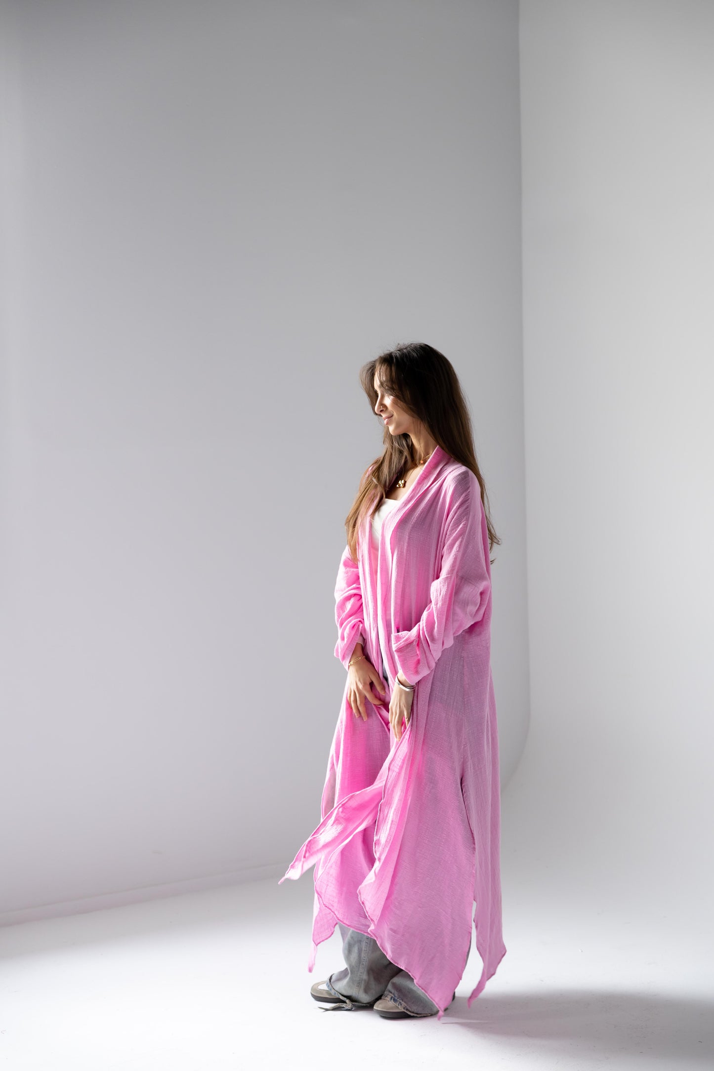Sunset Flow Cardigan - Pink