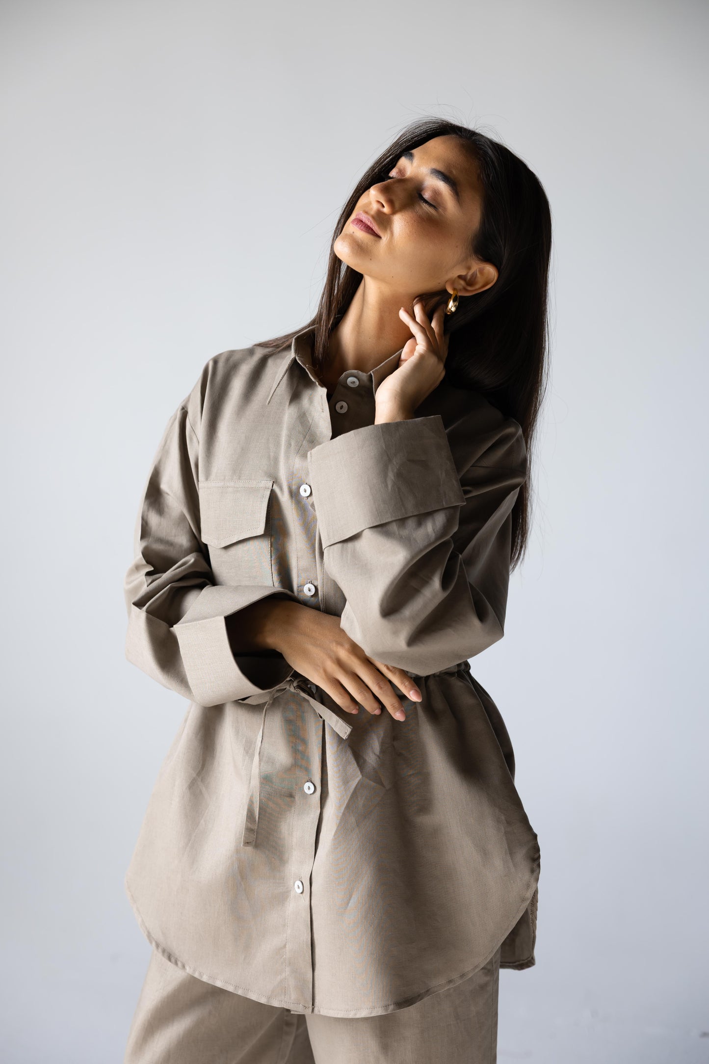 ASMC Signature Linen Set - Earthy Greige