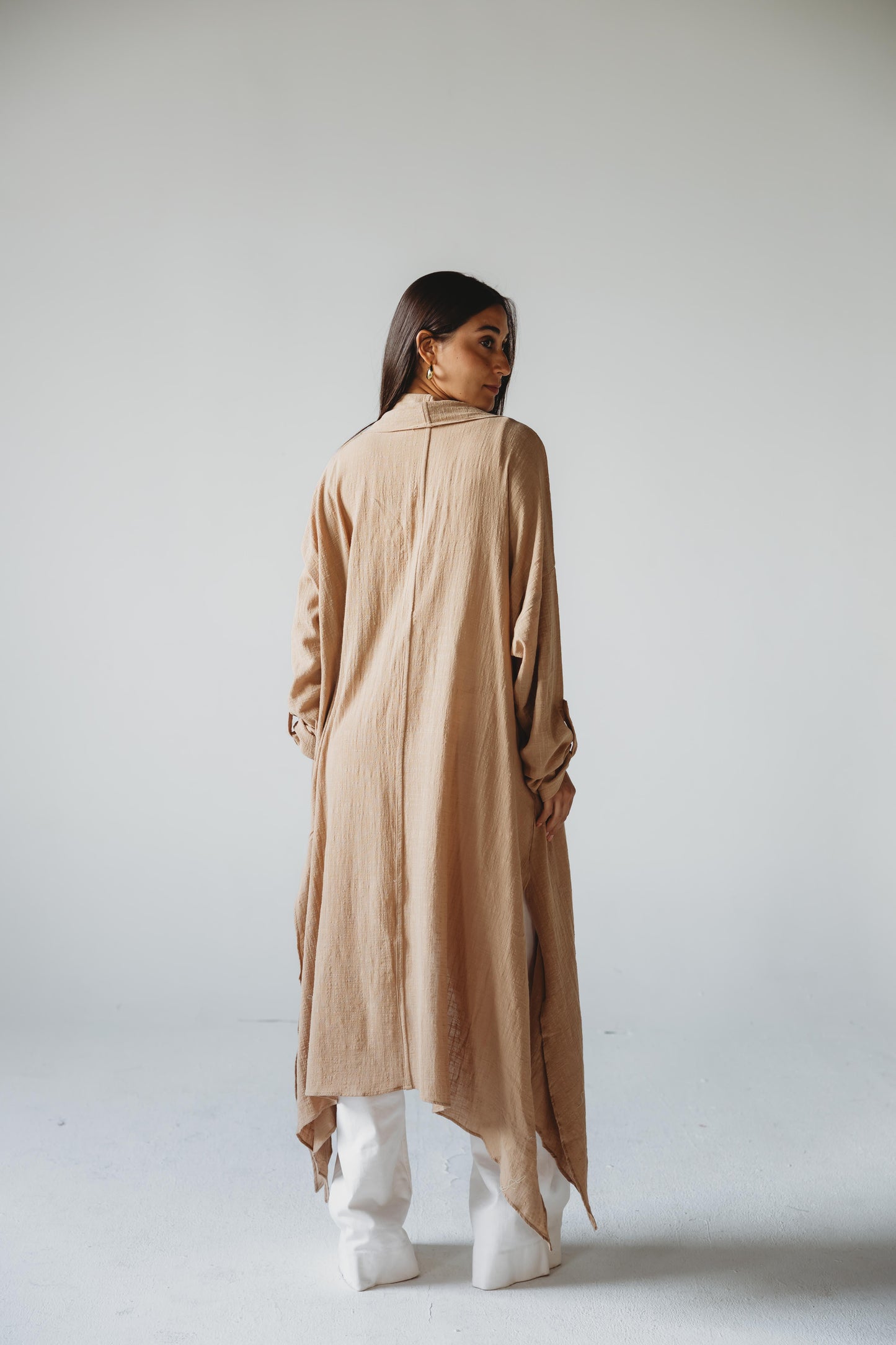 Sunset Flow Cardigan - Cafe