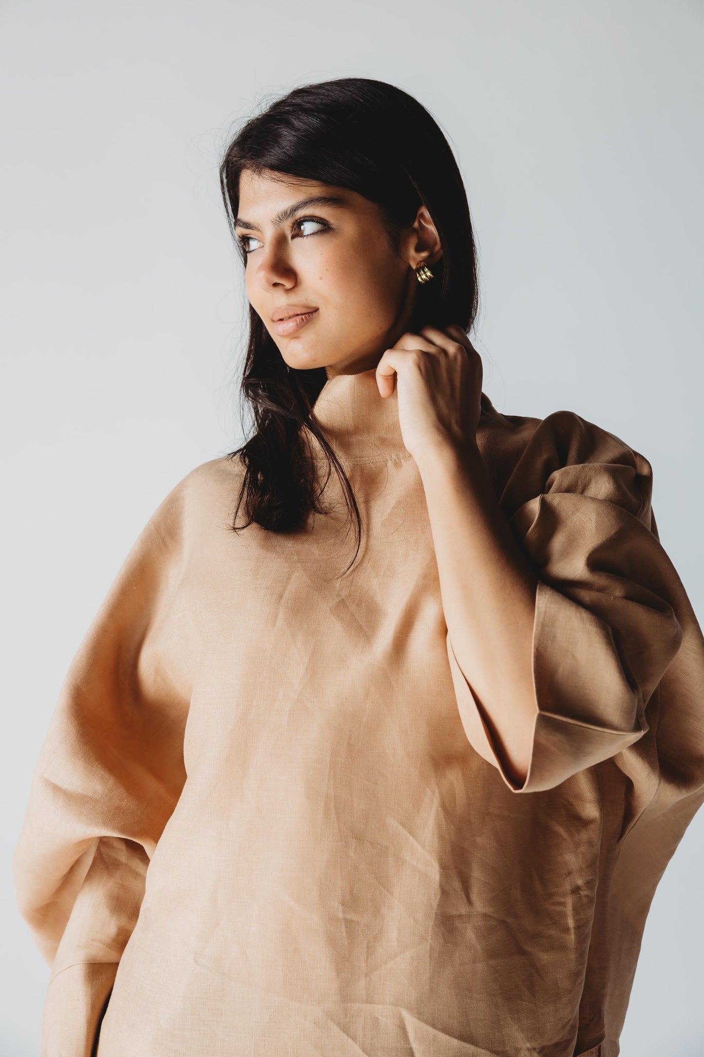 Pure Linen Luxe Drape - Sand