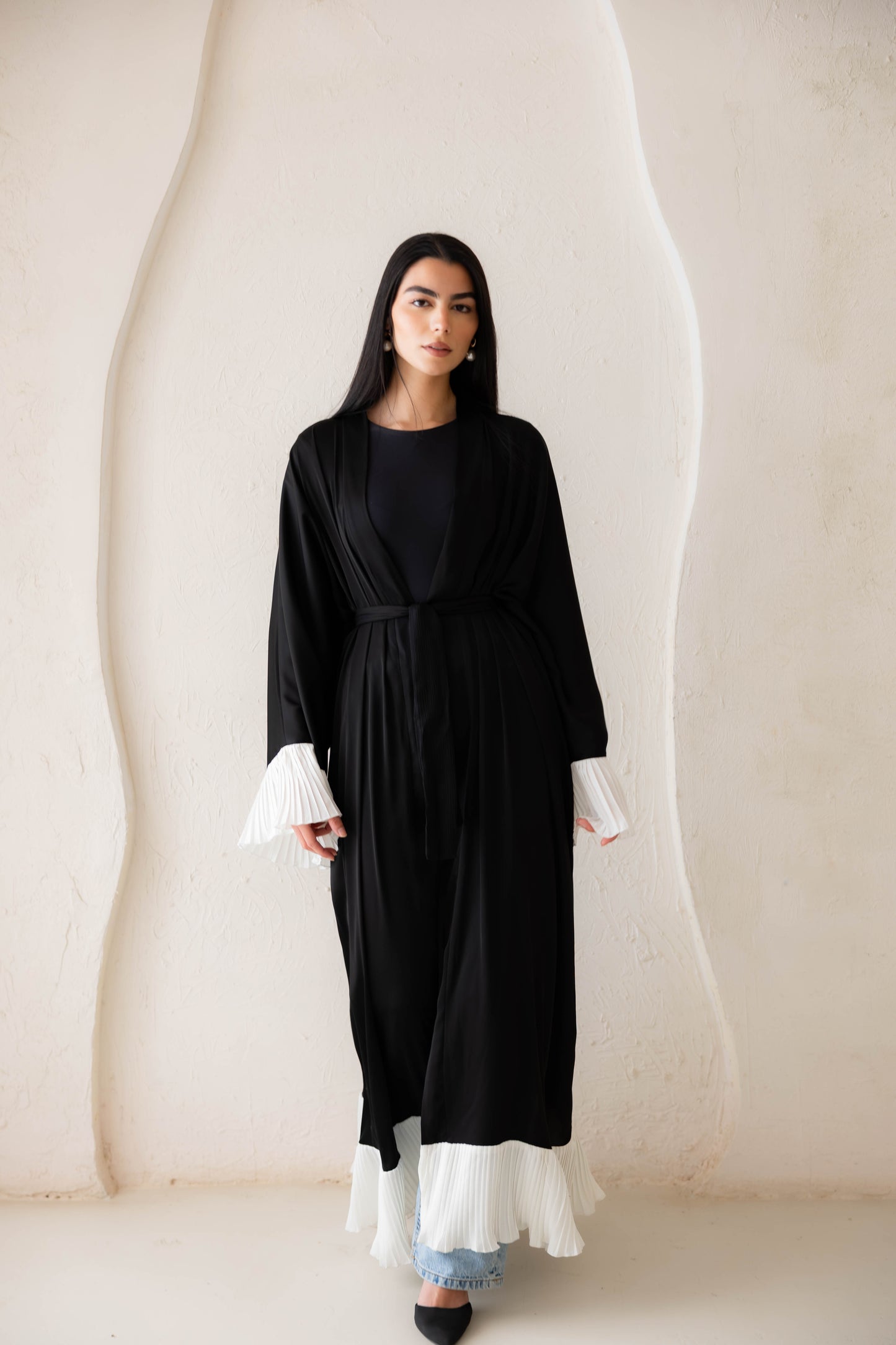 Grace Kaftan - Black X White