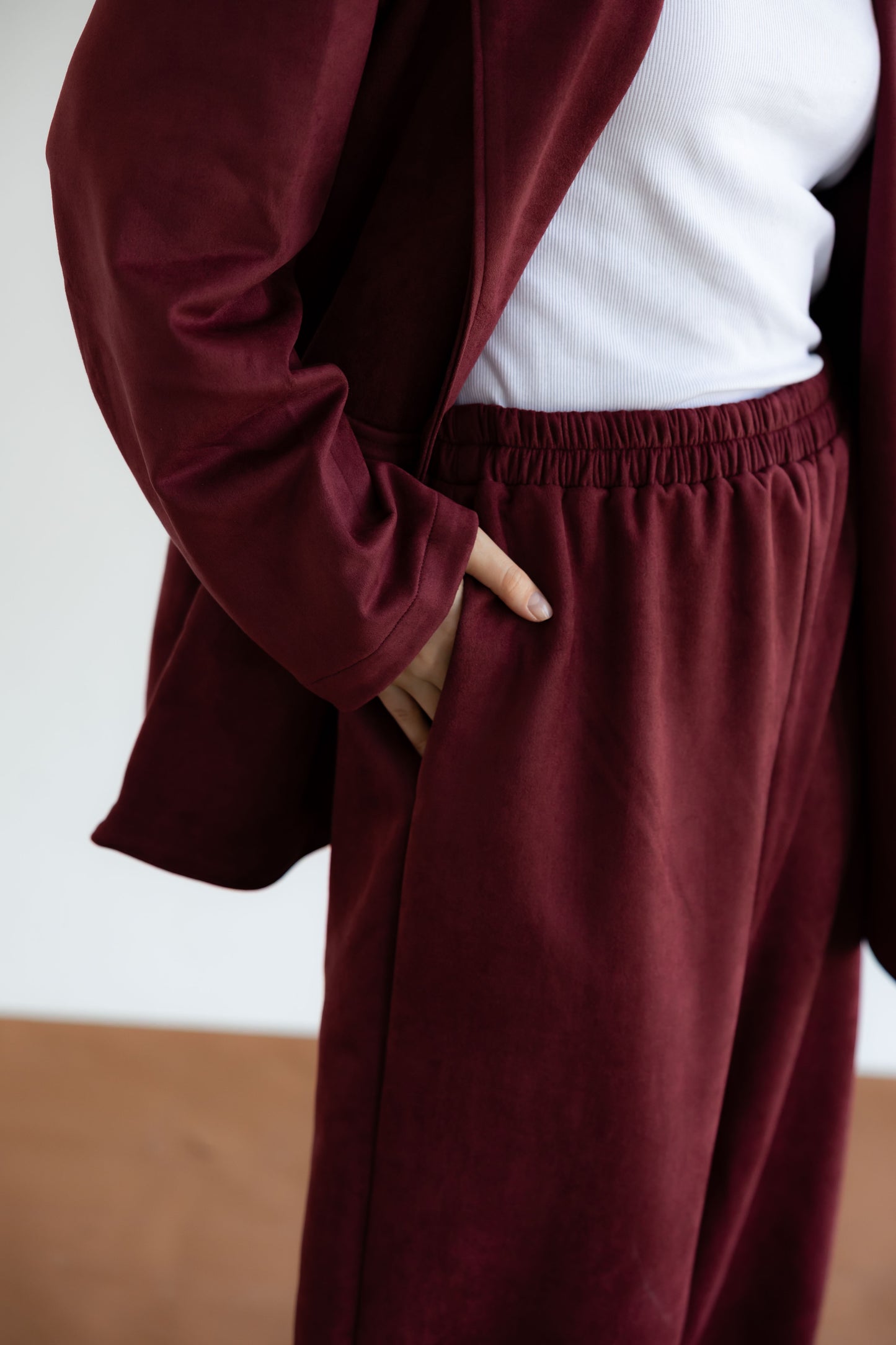 The Velvet Set In Burgundy