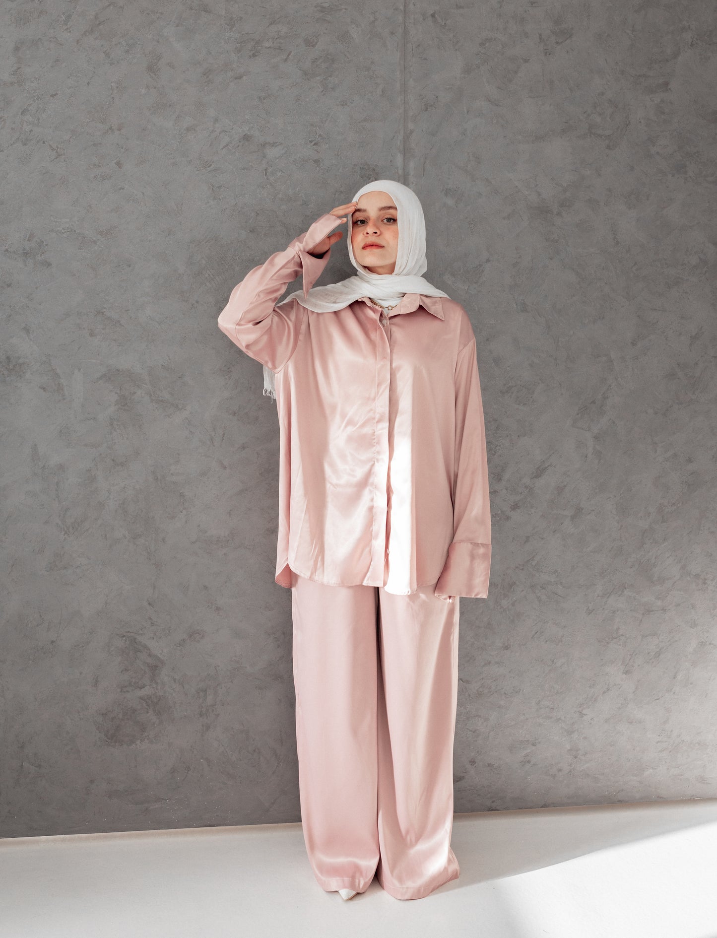 Love me silk set in mink
