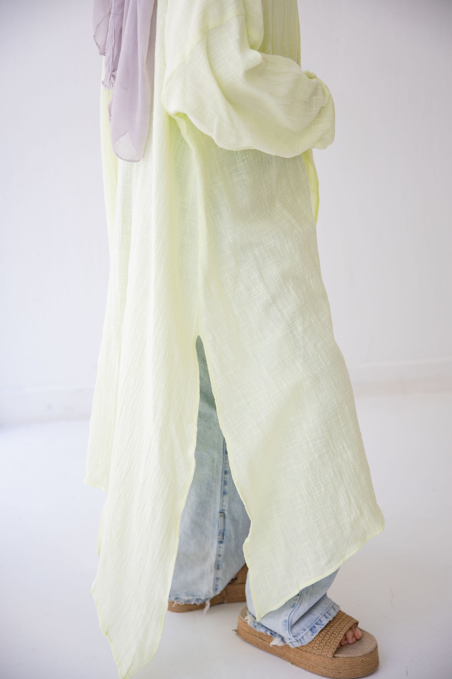 Sunset flow in Lime green