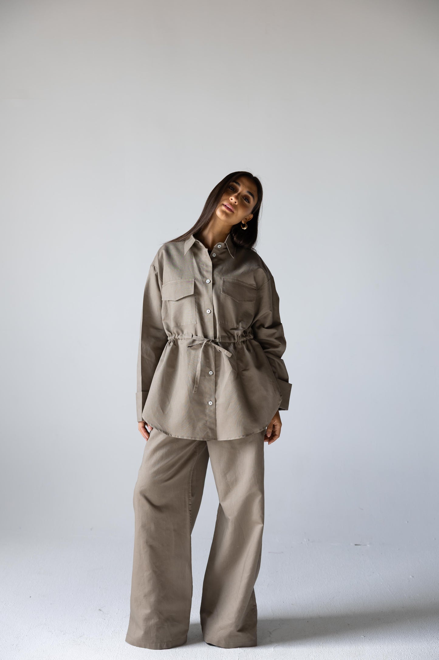 ASMC Signature Linen Set - Earthy Greige