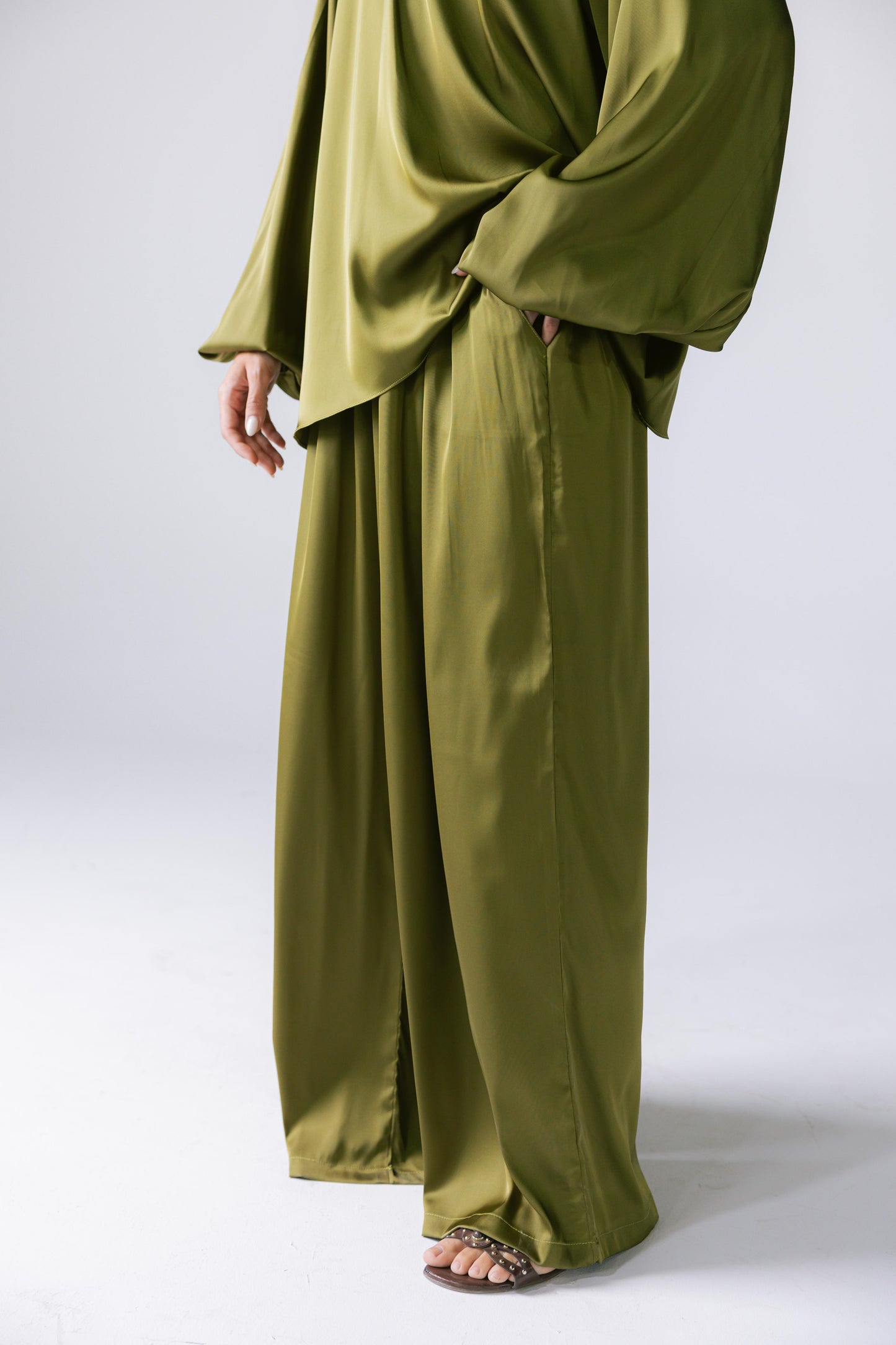 Satin Affair Set - Kiwi