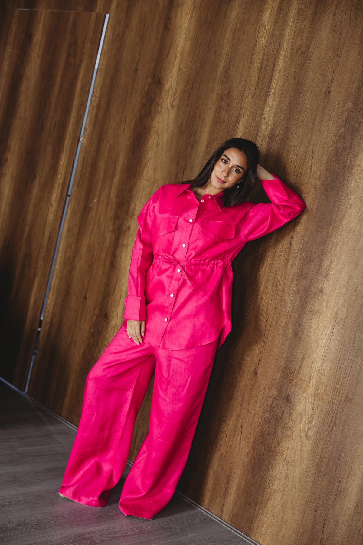 ASMC Signature Linen Set - Hot Pink