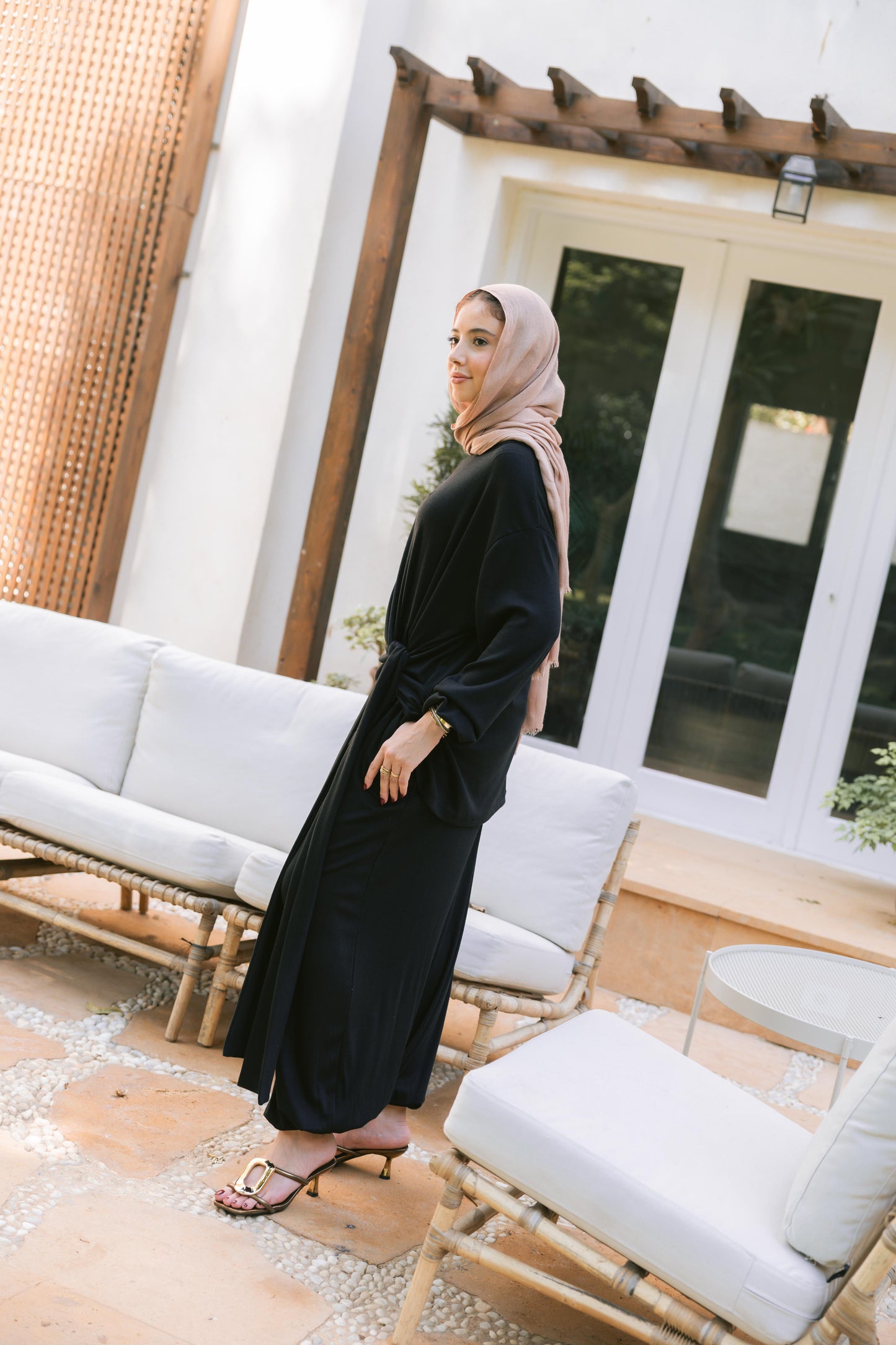 The Side Knot Set - Black