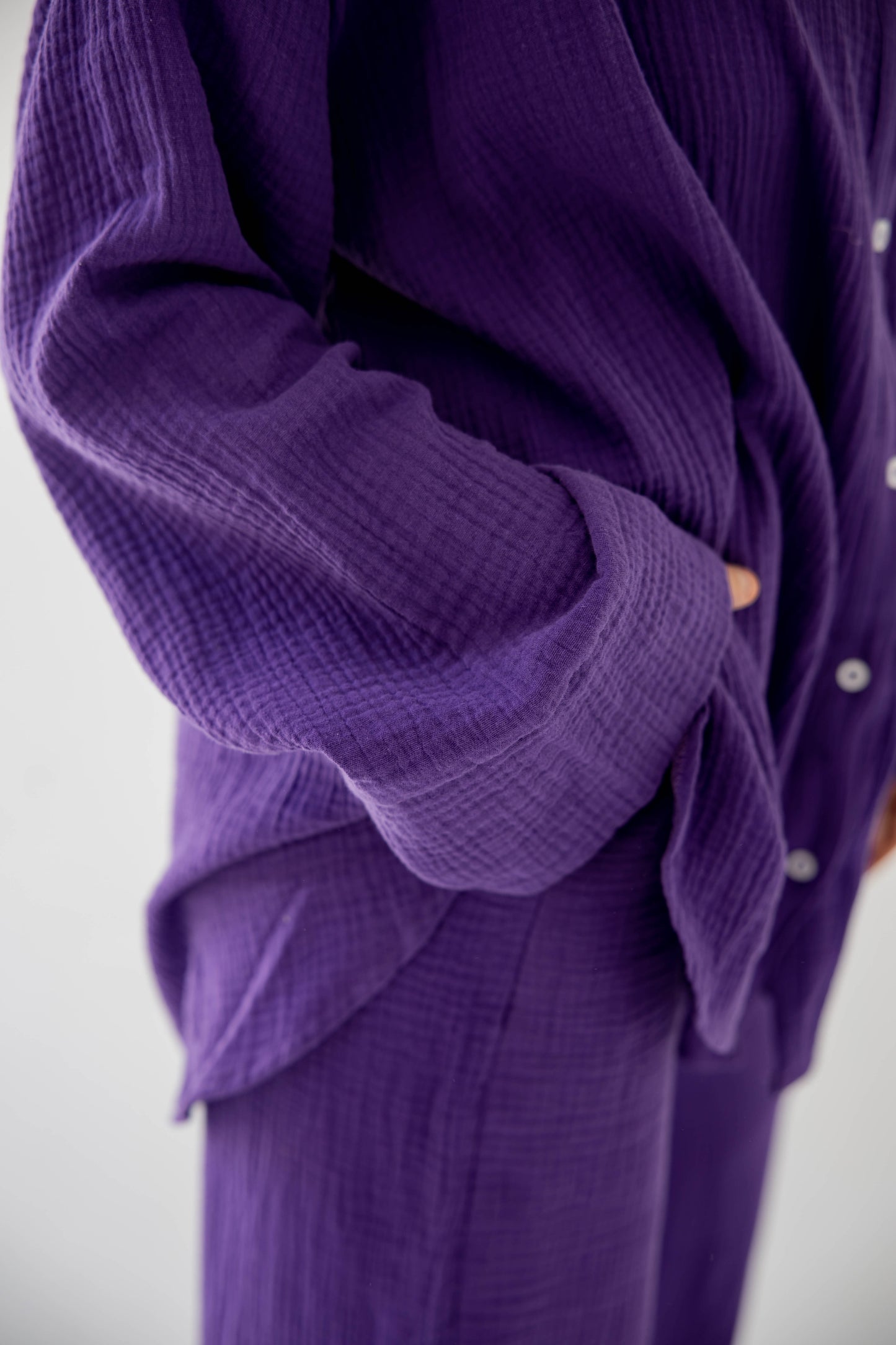 The breezy set in deep purple
