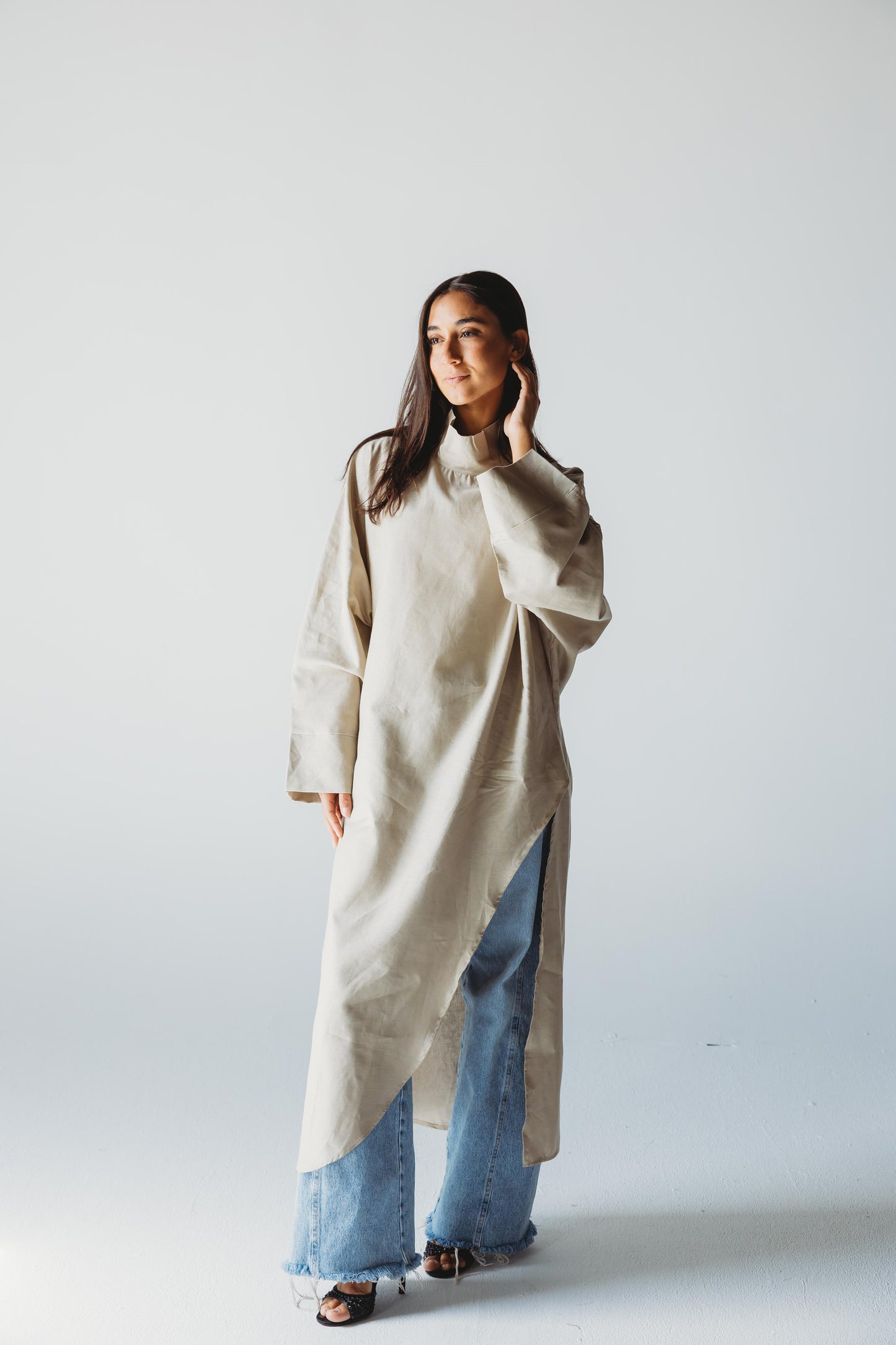 Pure Linen Luxe drape - Biege