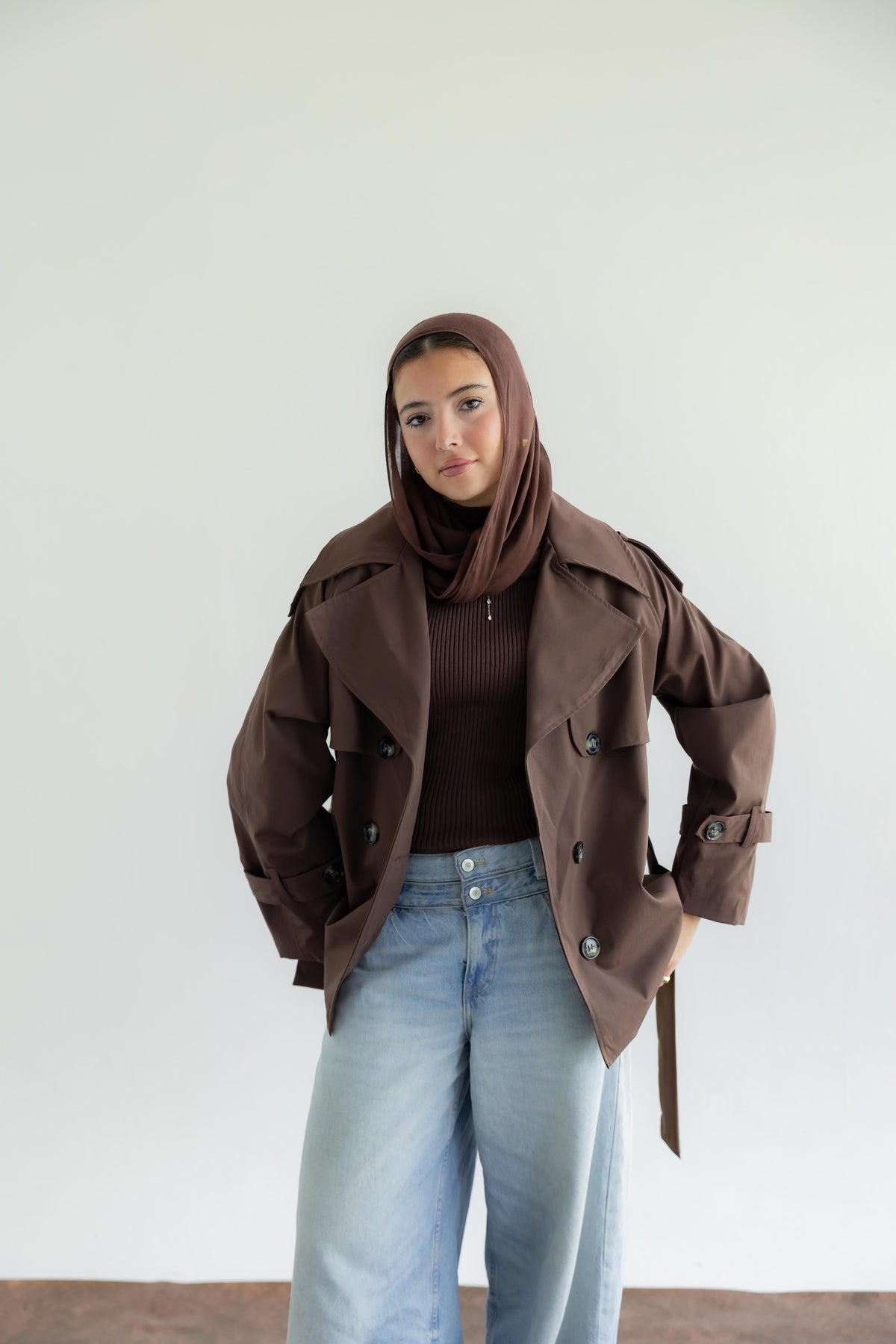 It Girl Energy Trench Coat - Macchiato