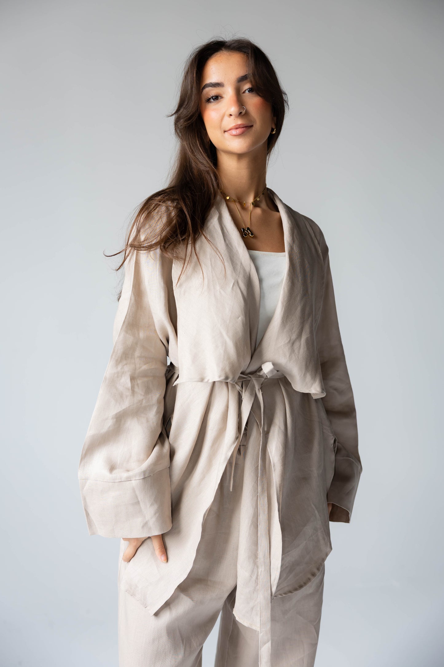 Pure Linen Essence Set In Café