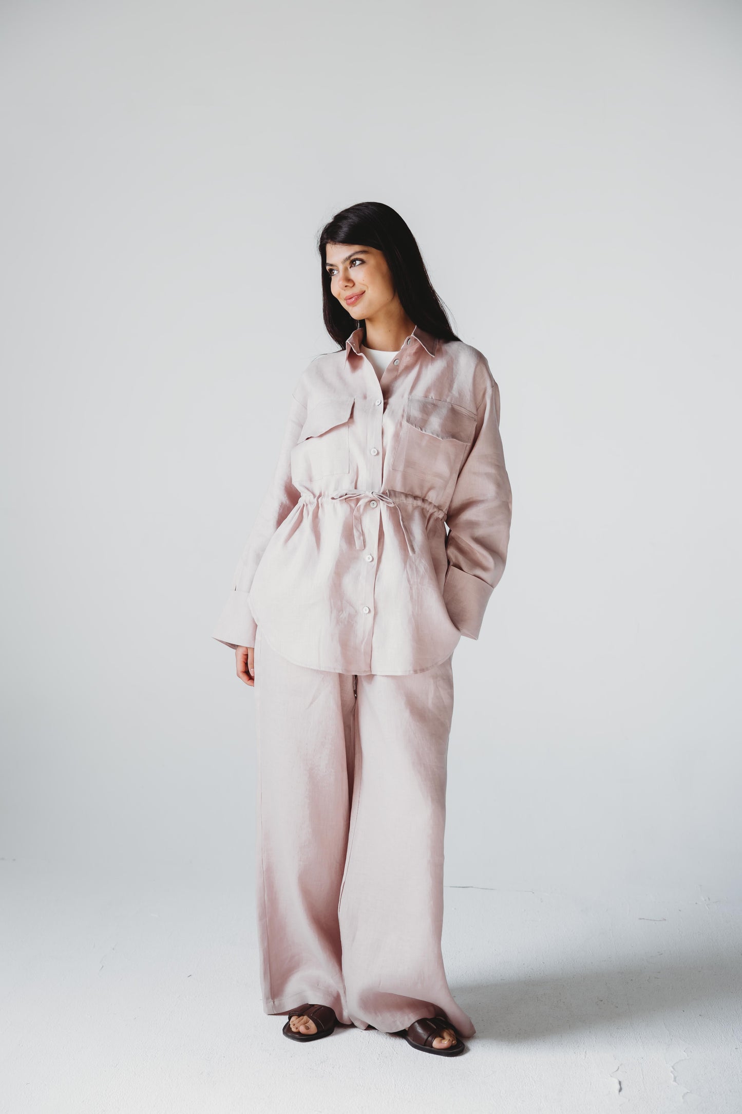 ASMC Signature Linen Set - Blush