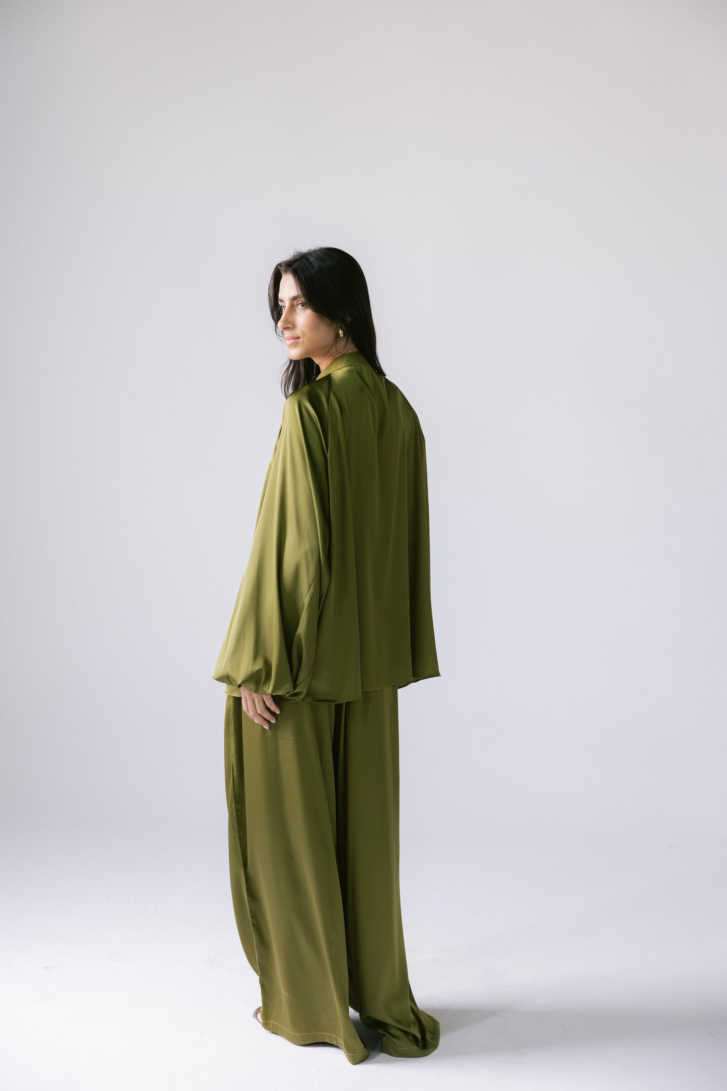 Satin Affair Set - Kiwi